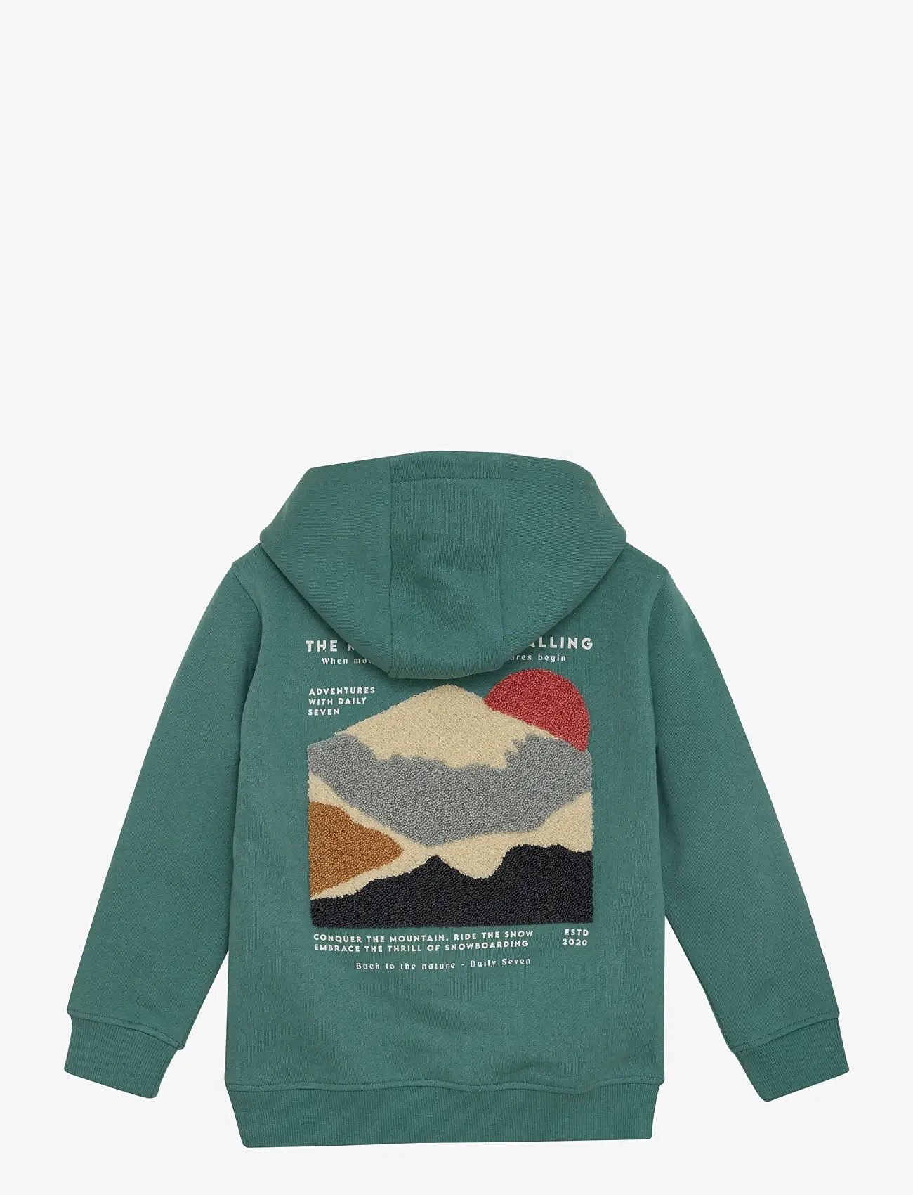 Daily 7 - Hoodie Backprint - kapuzenpullover - blue spruce - 2