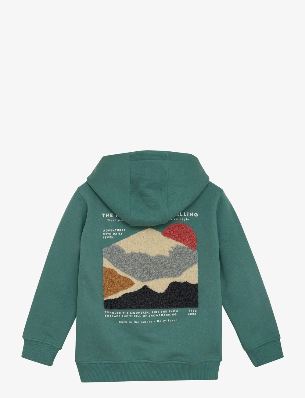 Daily 7 - Hoodie Backprint - kapuzenpullover - blue spruce - 2