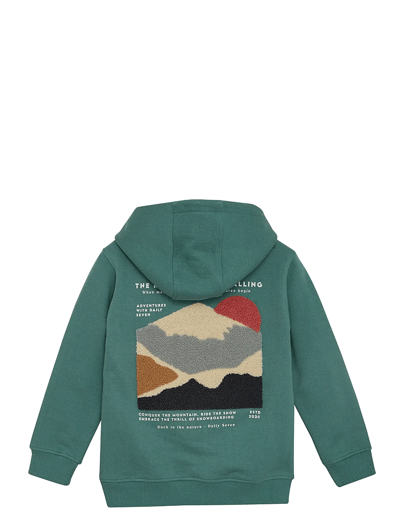 Daily 7 - Hoodie Backprint - kapuzenpullover - blue spruce - 2