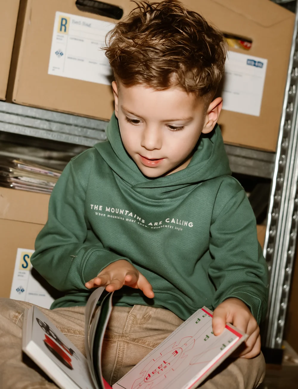 Daily 7 - Hoodie Backprint - kapuzenpullover - blue spruce - 5