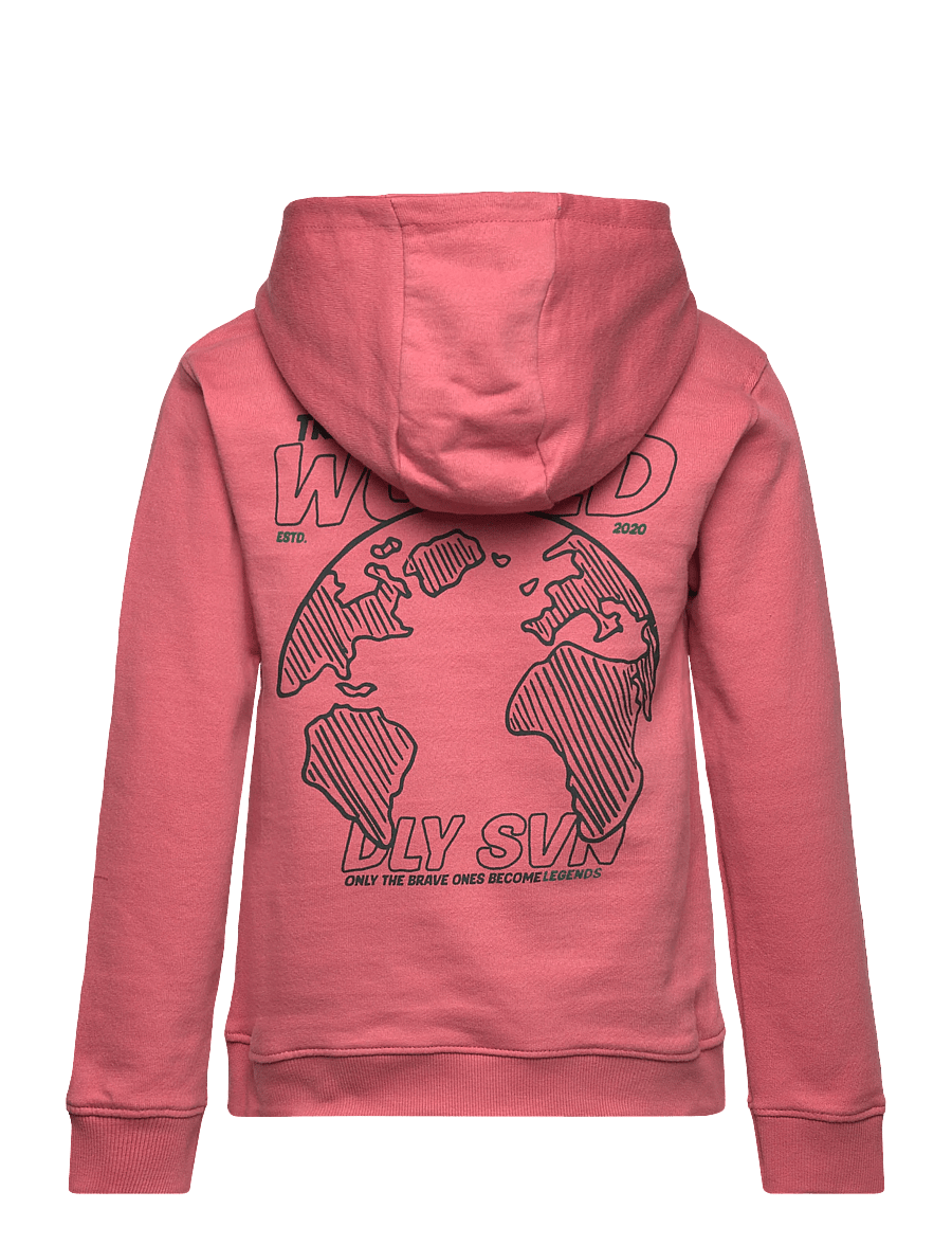 Daily 7 - Hoodie Artwork - hupparit - coral clay - 1