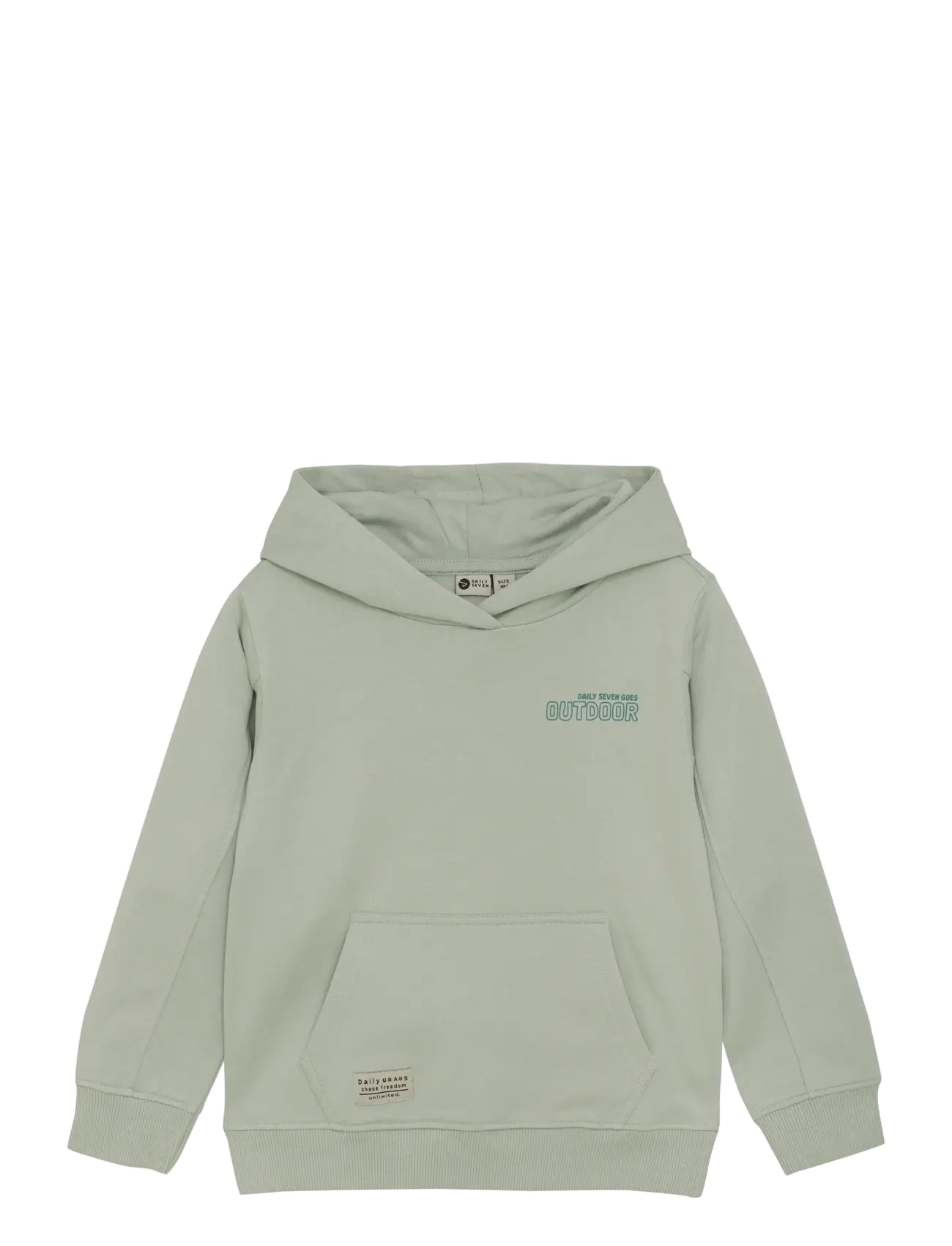 Daily 7 Hoodie Backprint - 4 for 3 - COOL MINT / green