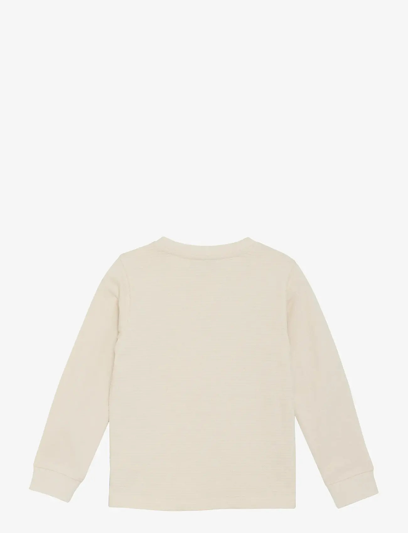 Daily 7 - T-shirt Longsleeve Chest Print - pitkähihaiset t-paidat - sandshell - 2