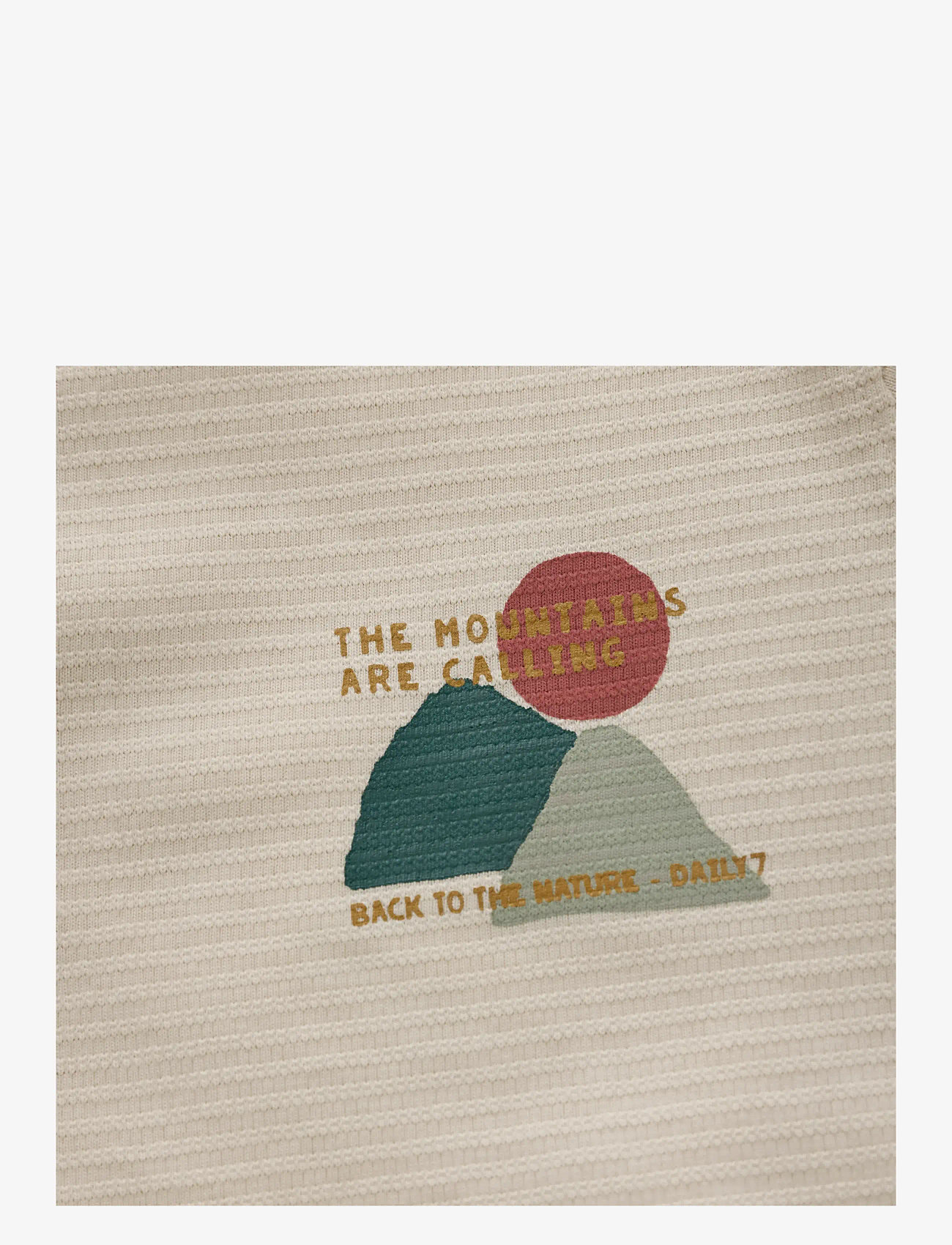 Daily 7 - T-shirt Longsleeve Chest Print - pitkähihaiset t-paidat - sandshell - 3