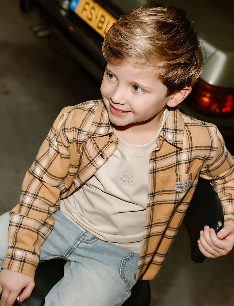 Daily 7 - T-shirt Basic - kortærmede t-shirts - sandshell - 0