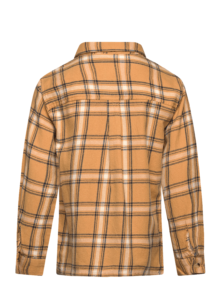 Daily 7 - Shirt Check Print - koszule z długimi rękawami - light chestnut - 1