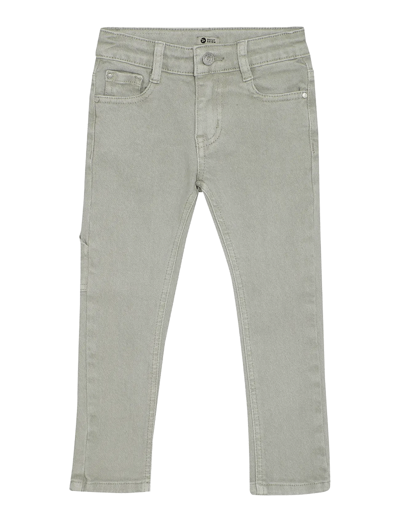 Daily 7 - Coloured Pants Straight Fit - bukser - green olive - 1