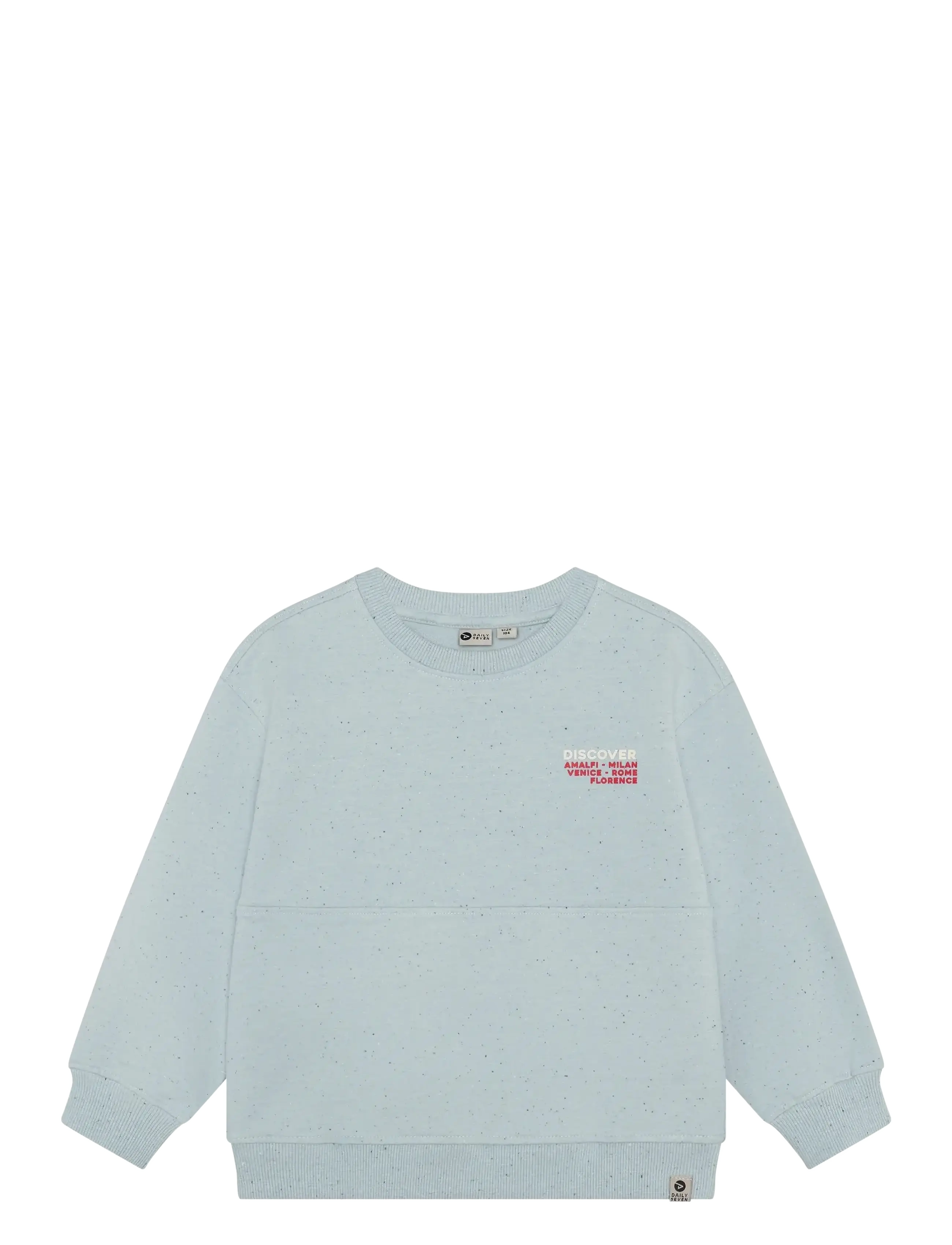DAILY 7 Oversized Pullover Nappy Blau - 110 - Kinder