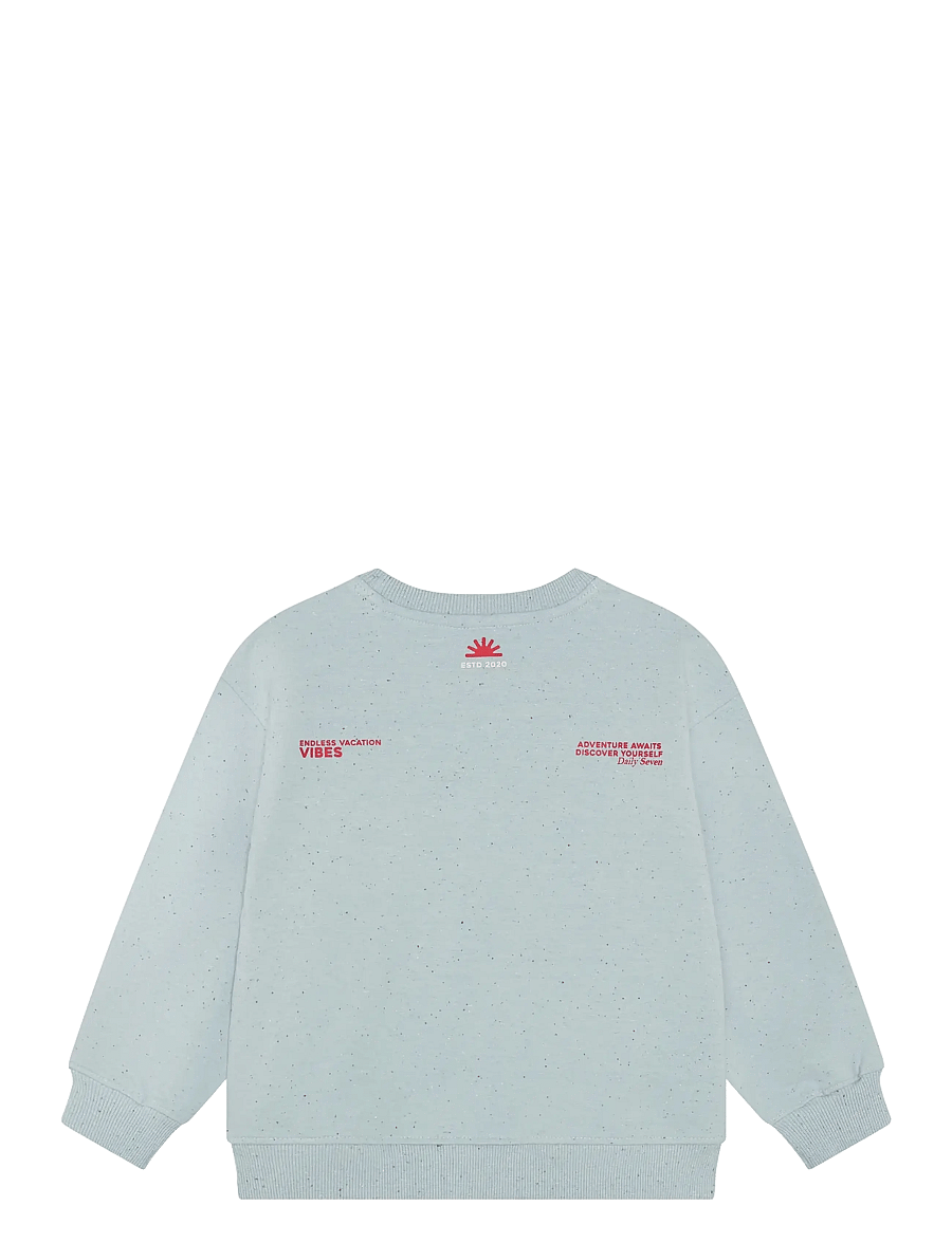 Daily 7 - Oversized Sweater Nappy - sweatshirts - celestial blue - 1