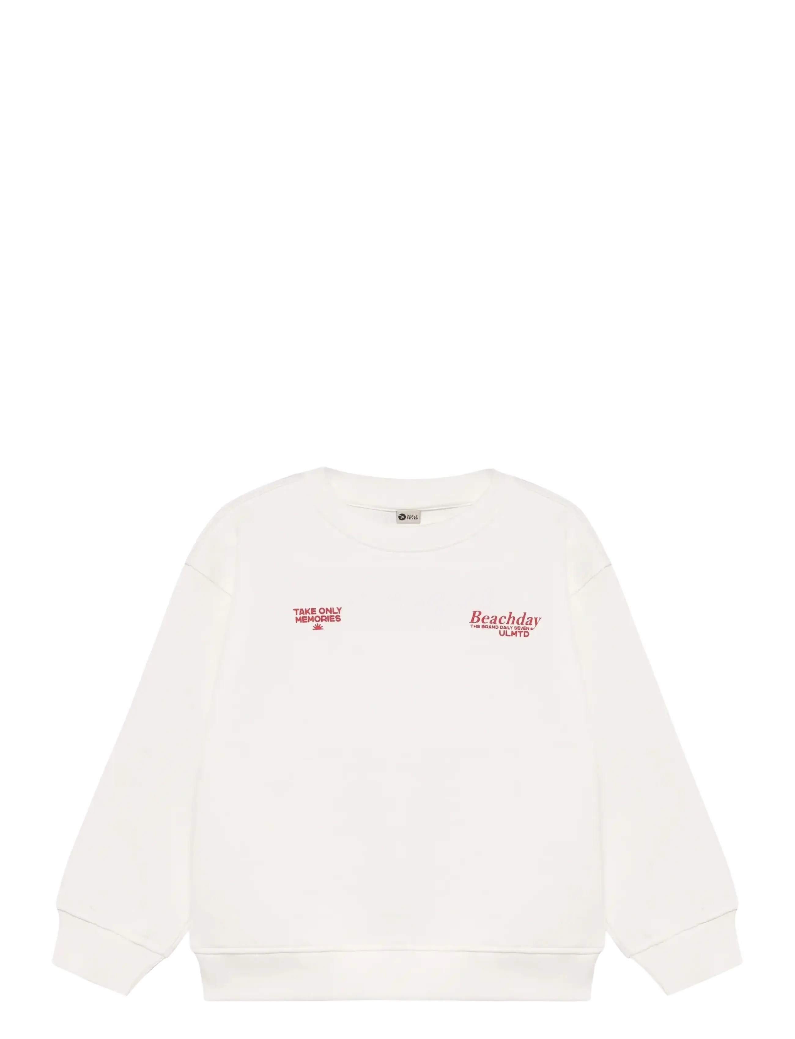 DAILY 7 Oversized Pullover Artwork Cream - 122 - Kinder