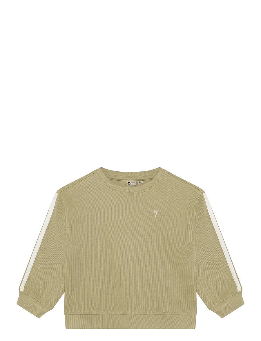 Daily 7 - Oversized Sweater Tape - sweatshirts - pale olive green - 1