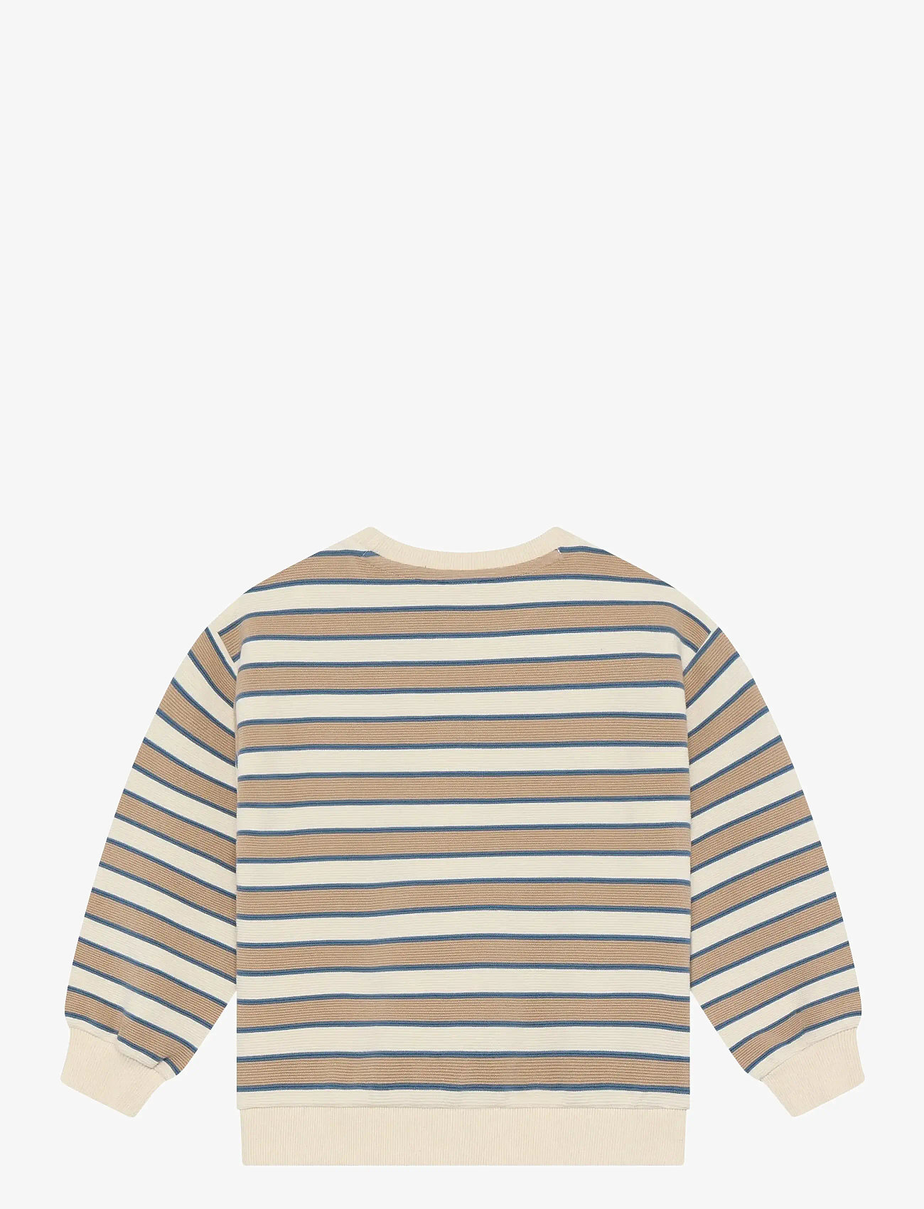 Daily 7 - Oversized Sweater Big Stripe - džemprid - sandshell - 2