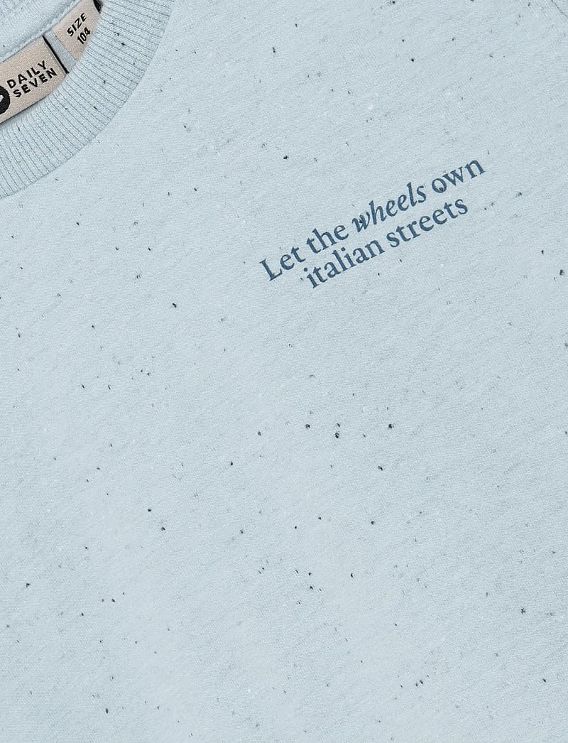 Daily 7 - T-shirt Nappy Backprint - kurzärmelige - celestial blue - 3