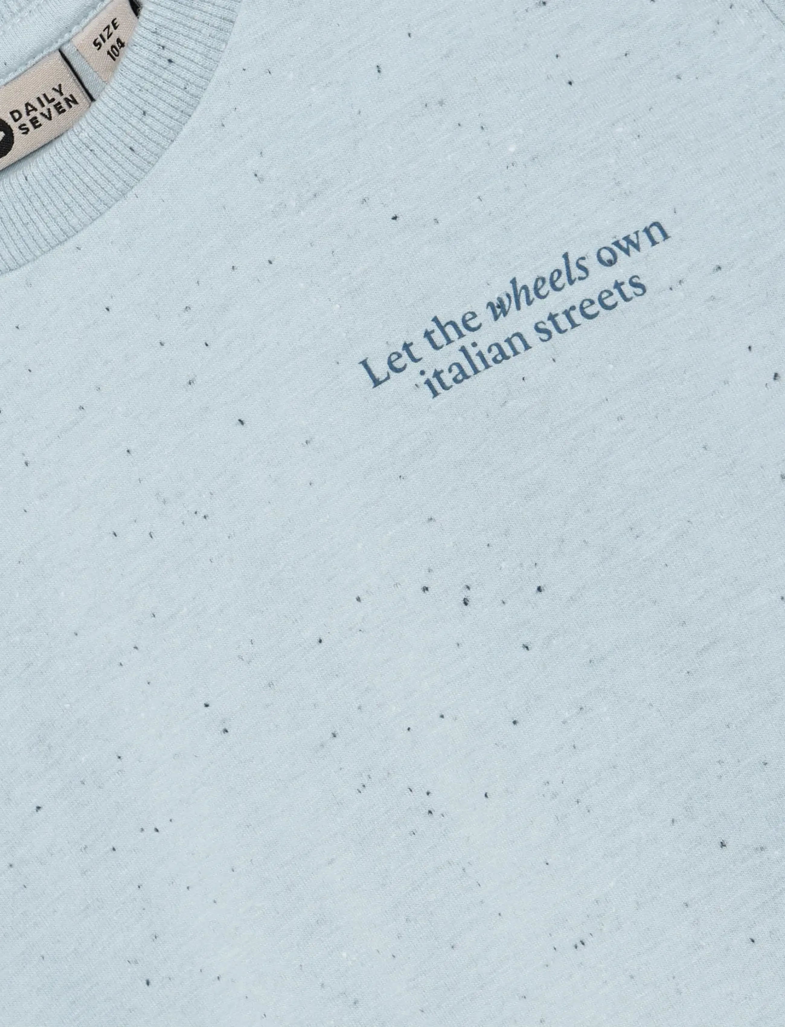 Daily 7 - T-shirt Nappy Backprint - kurzärmelige - celestial blue - 3