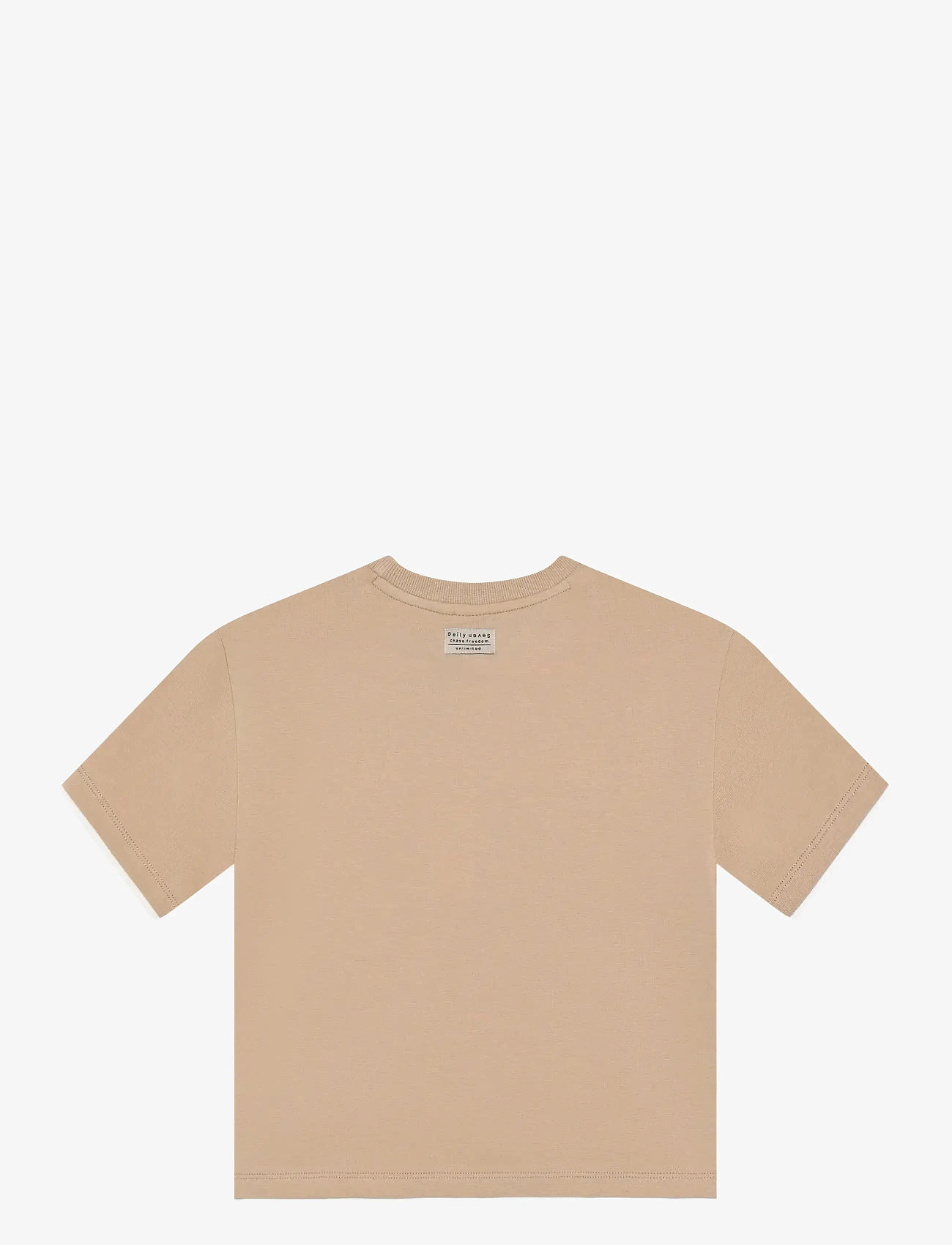 Daily 7 - Oversized T-shirt Artwork - short-sleeved - latte sand - 1