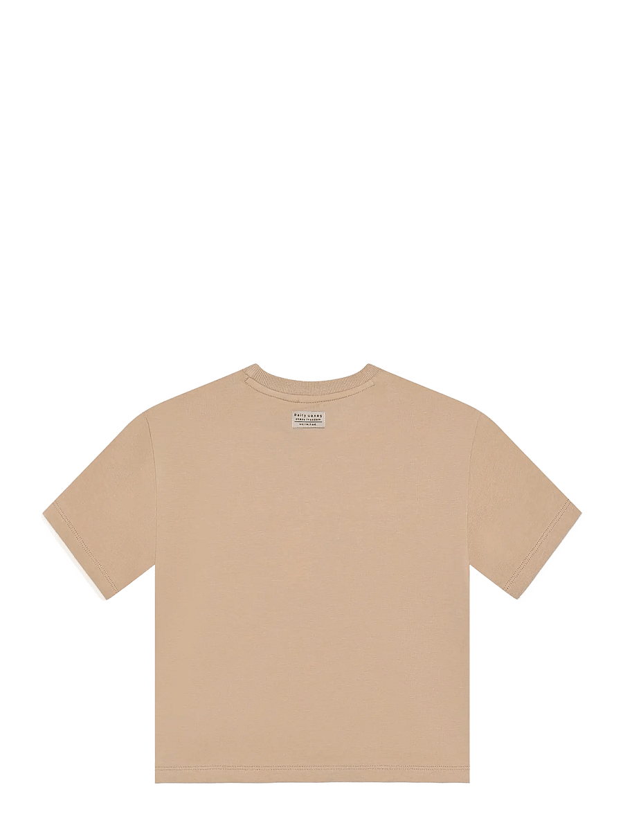 Daily 7 - Oversized T-shirt Artwork - koszulki - latte sand - 1