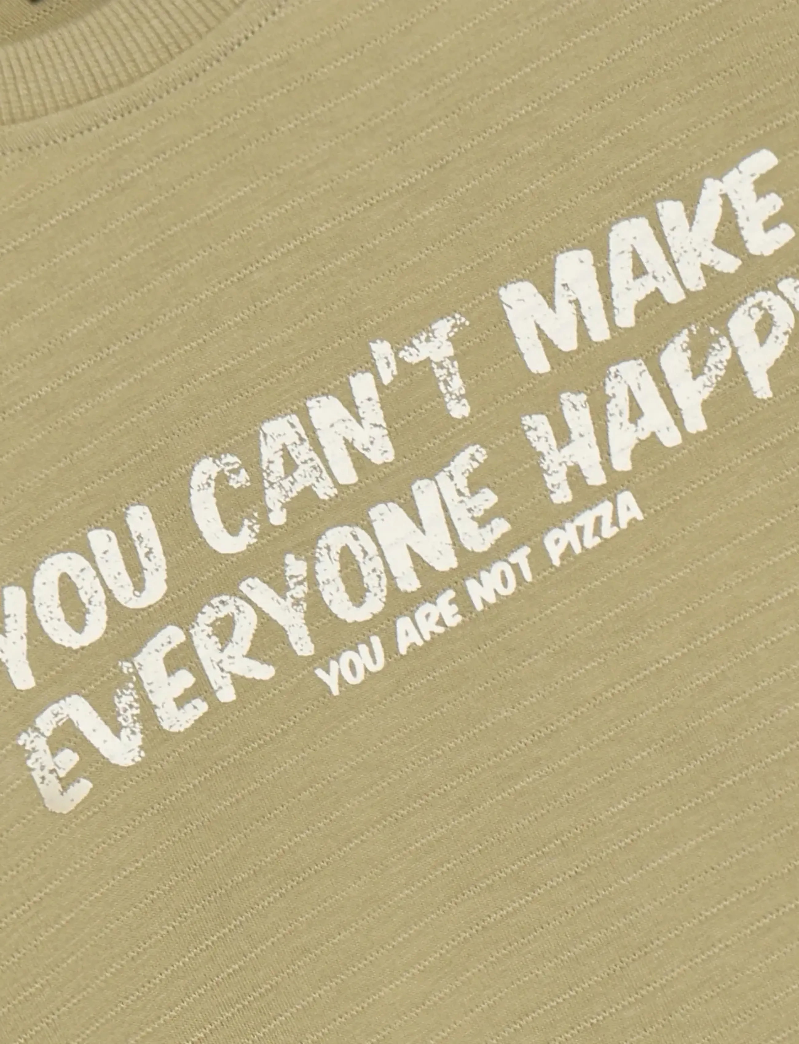 Daily 7 - T-shirt Text Print - kurzärmelige - pale olive green - 3