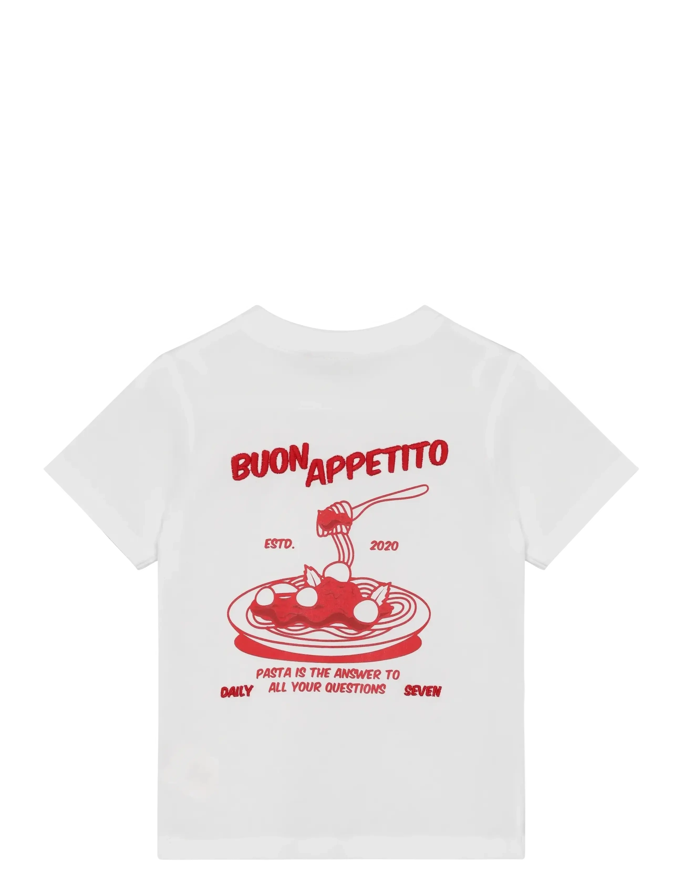 Daily 7 - Oversized T-shirt Backprint - short-sleeved t-shirts - egret - 2