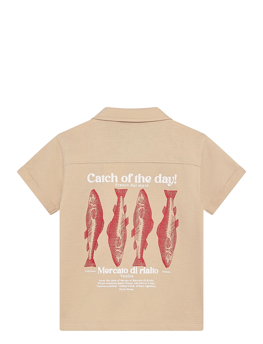 Daily 7 - T-shirt Fancy Polo - kortærmede skjorter - latte sand - 2