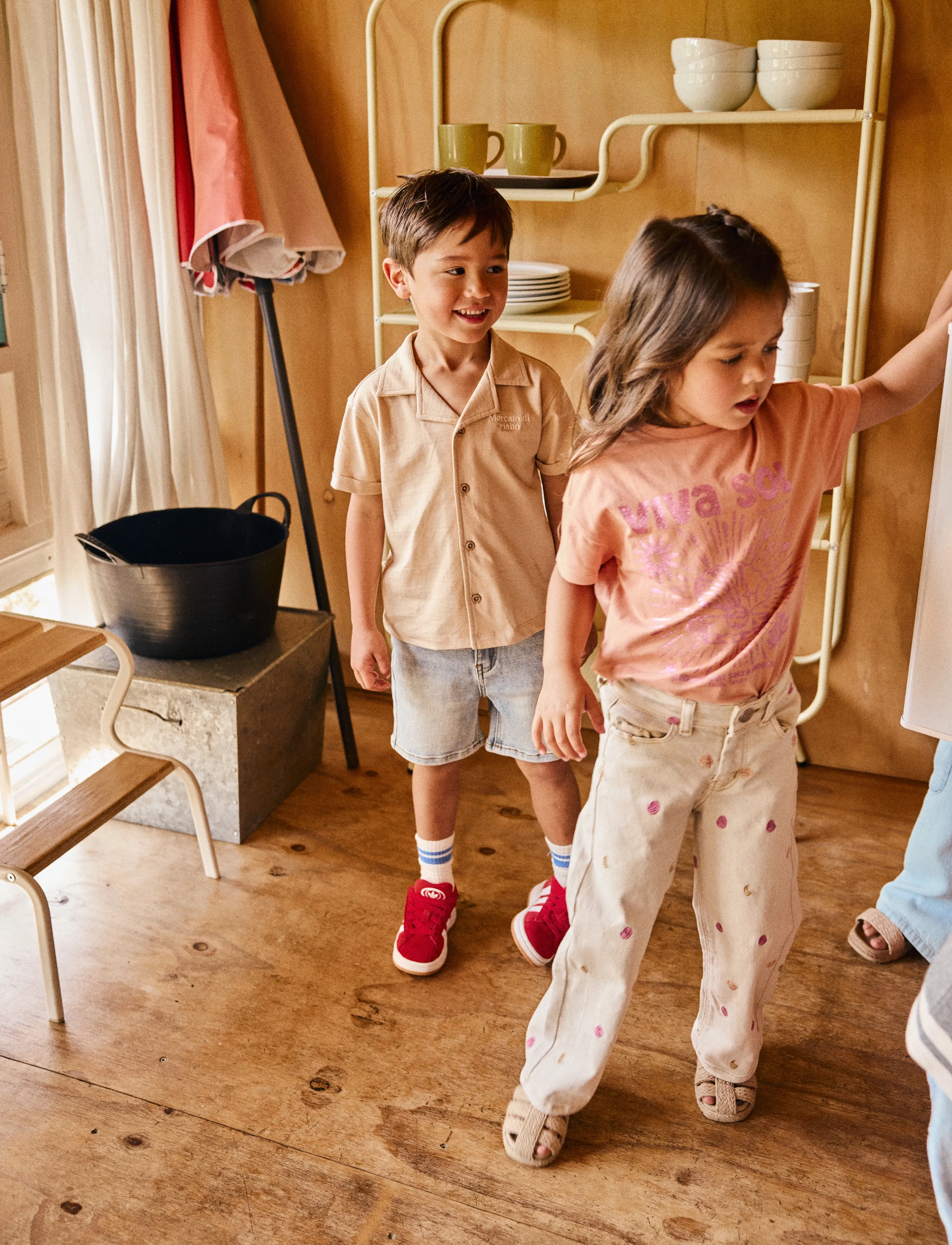 Daily 7 T-shirt Fancy Polo - Kortärmade skjortor - LATTE SAND / beige