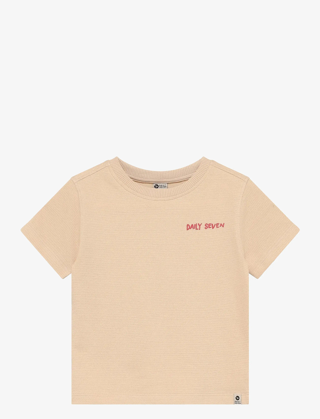 Daily 7 - T-shirt Backprint - lühikeste varrukatega - latte sand - 1