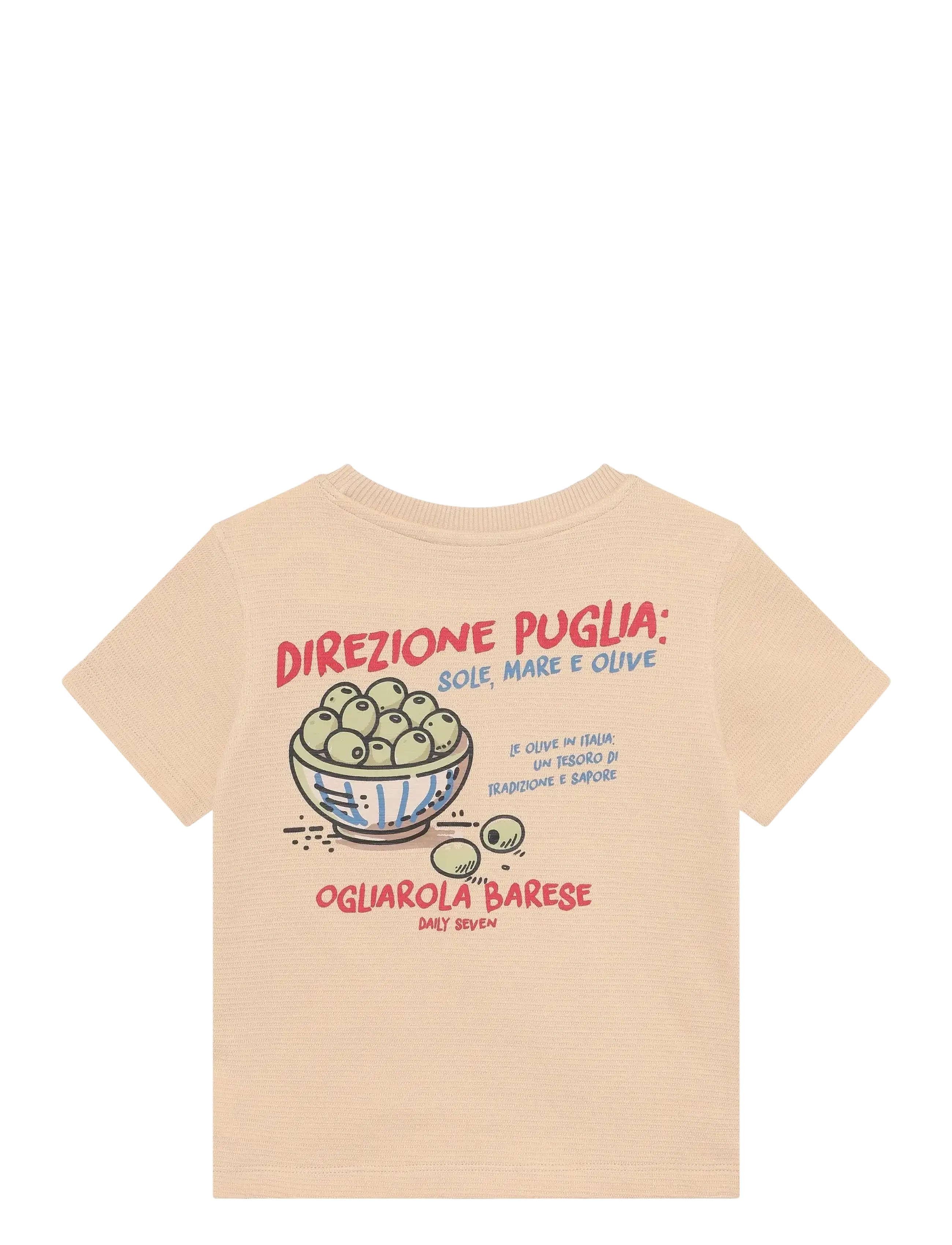 Daily 7 - T-shirt Backprint - t-shirts - latte sand - 2
