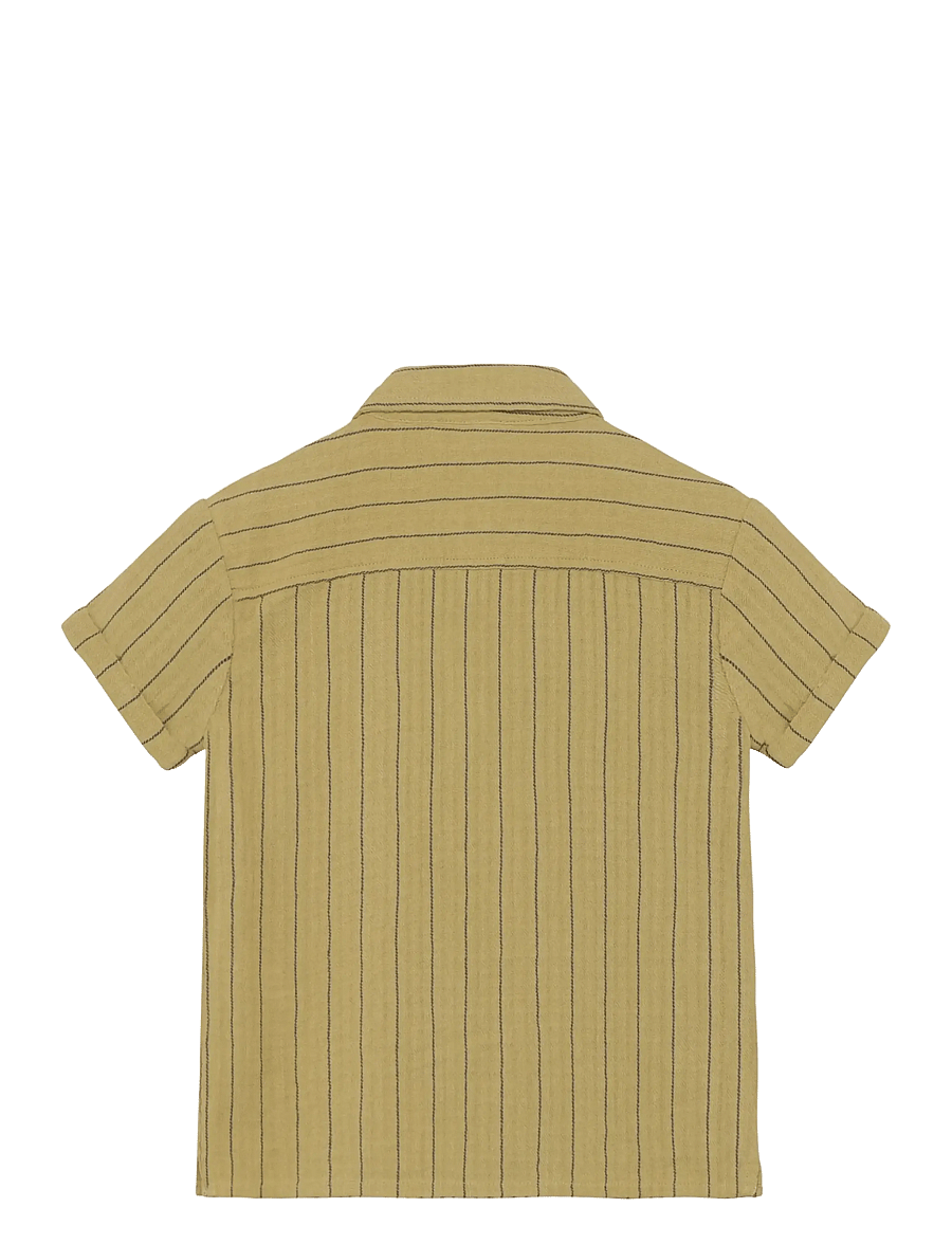 Daily 7 - Shirt Small Stripe - lühikeste varrukatega särgid - pale olive green - 2