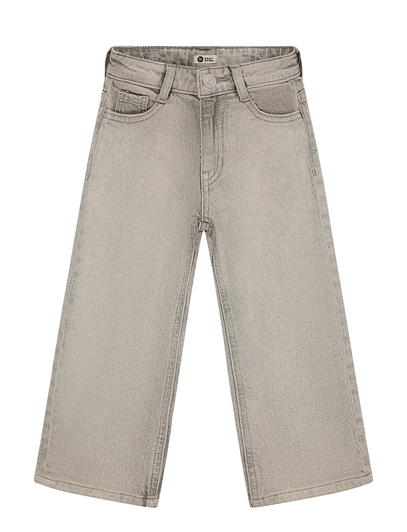 Daily 7 - Denim Wide Fit - hosen mit weitem bein - used grey denim - 1