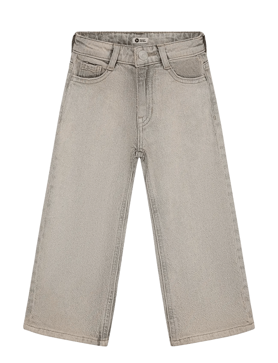 Daily 7 - Denim Wide Fit - hosen mit weitem bein - used grey denim - 1