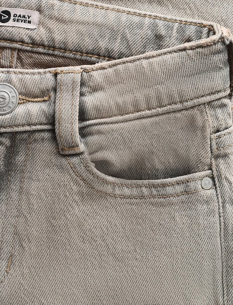 Daily 7 - Denim Wide Fit - hosen mit weitem bein - used grey denim - 3