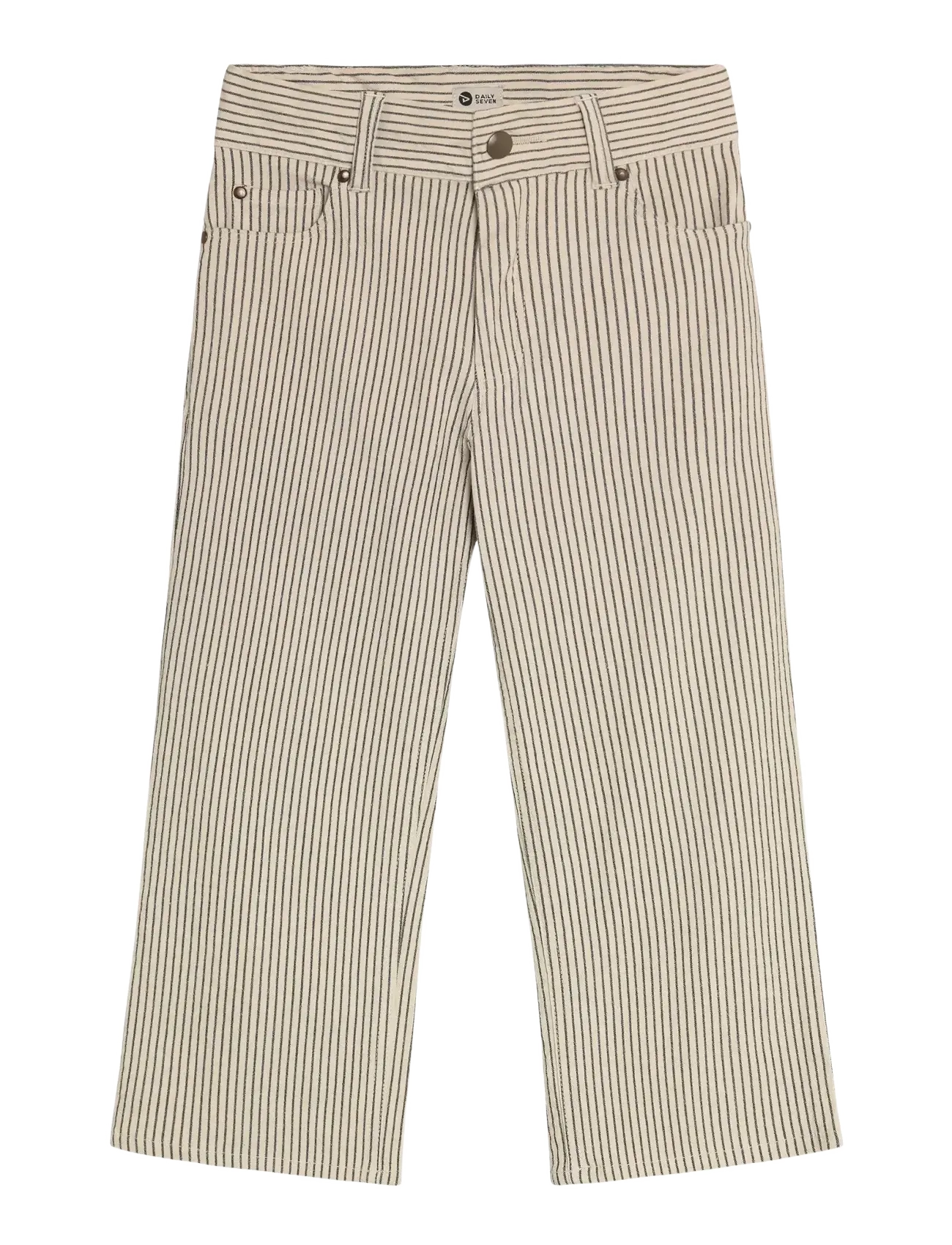 DAILY 7 Straight Fit Klein Stripe Beige - 140 - Kinder