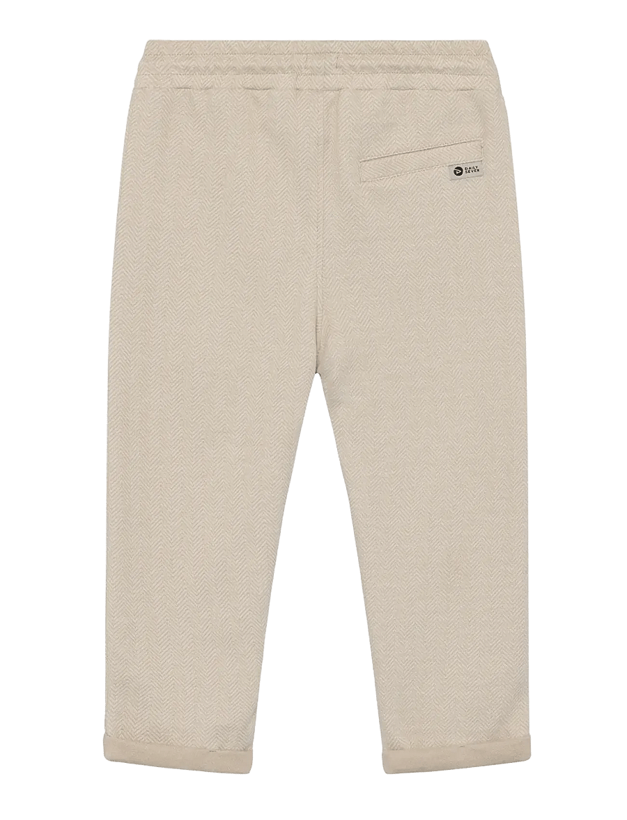 Daily 7 - Herringbone Pants - dressipüksid - latte sand - 1