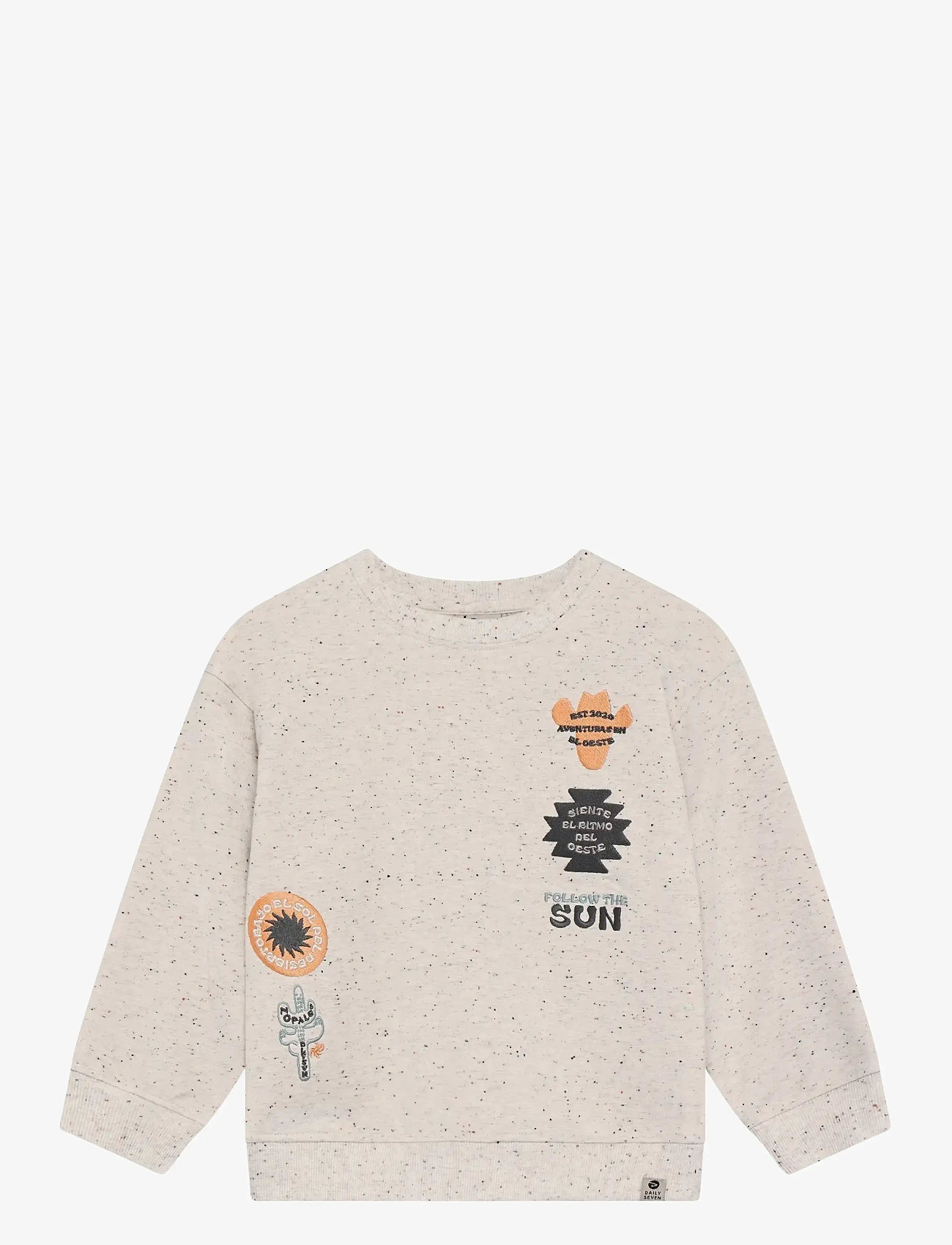 Daily 7 - Oversized Sweater Nappy Badges - sweatshirts - sandshell - 1