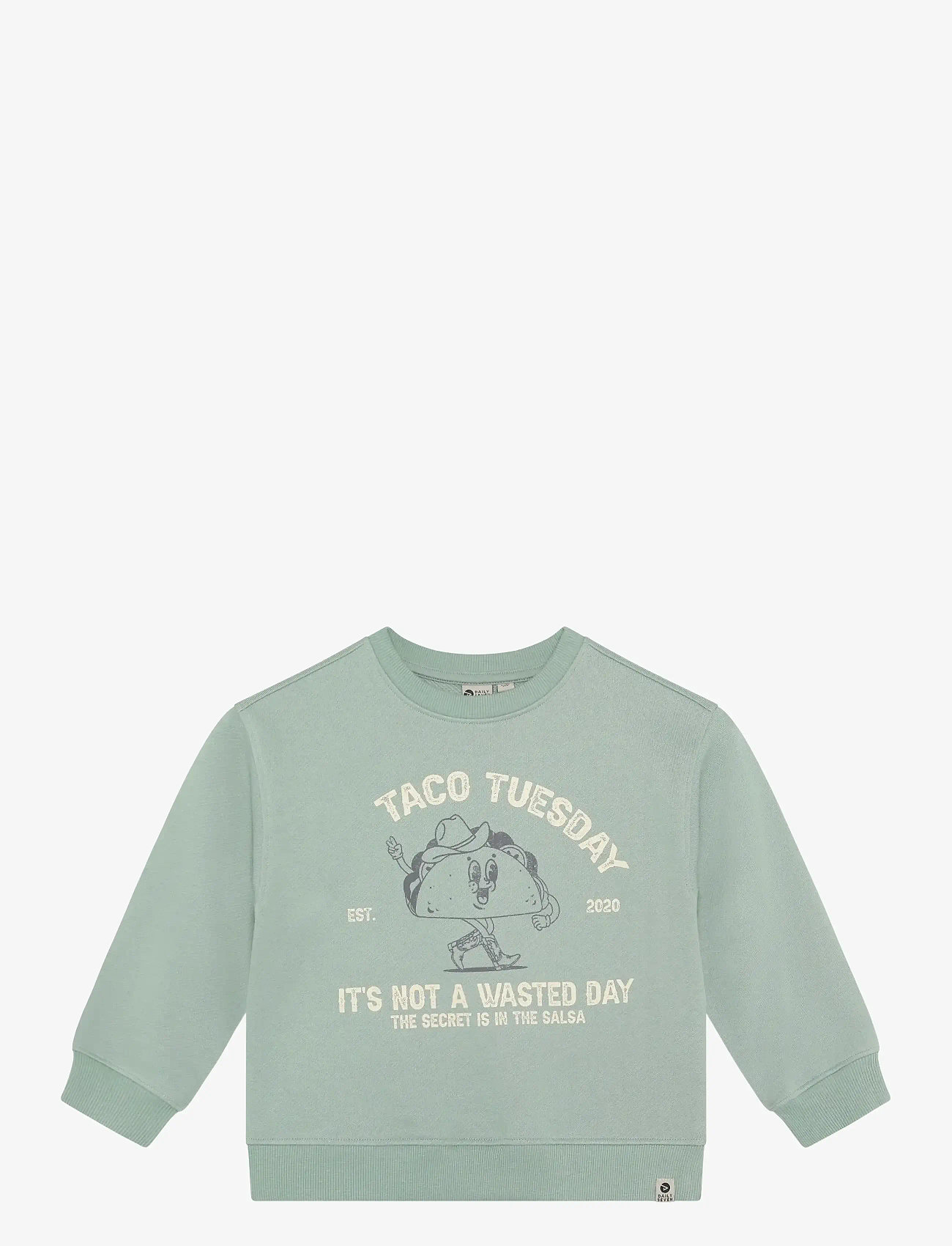 Daily 7 - Oversized Sweater Print - sweatshirts - green milieu - 1