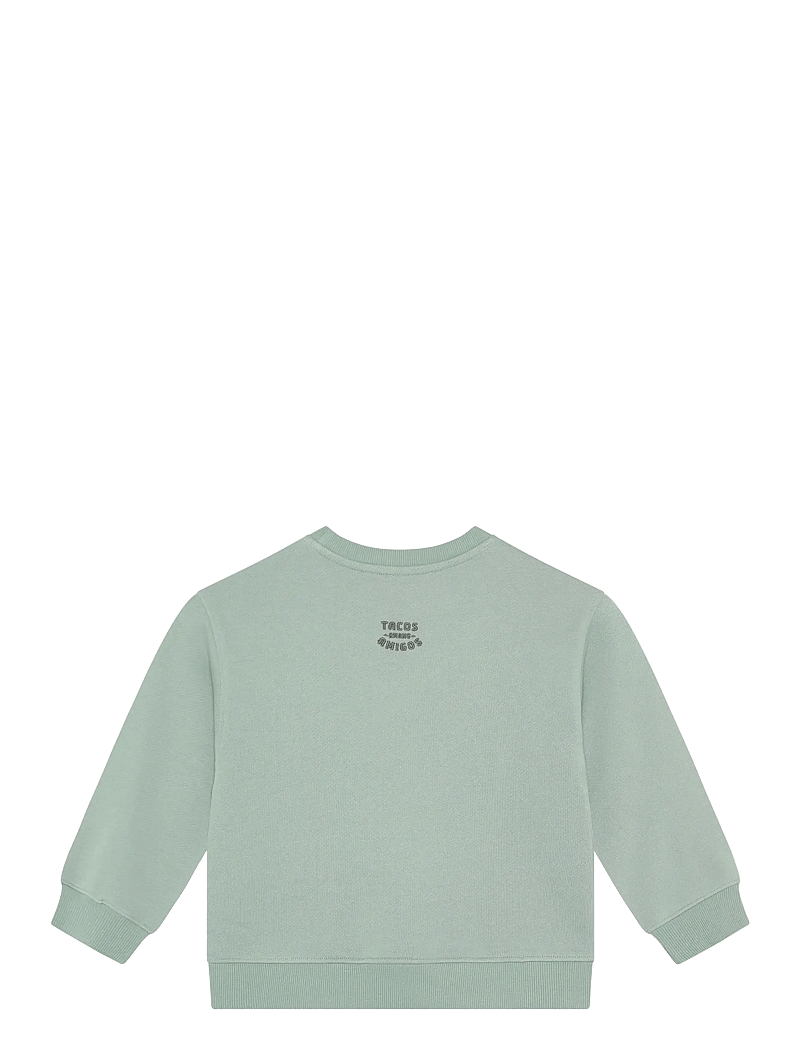 Daily 7 - Oversized Sweater Print - dressipluusid - green milieu - 2