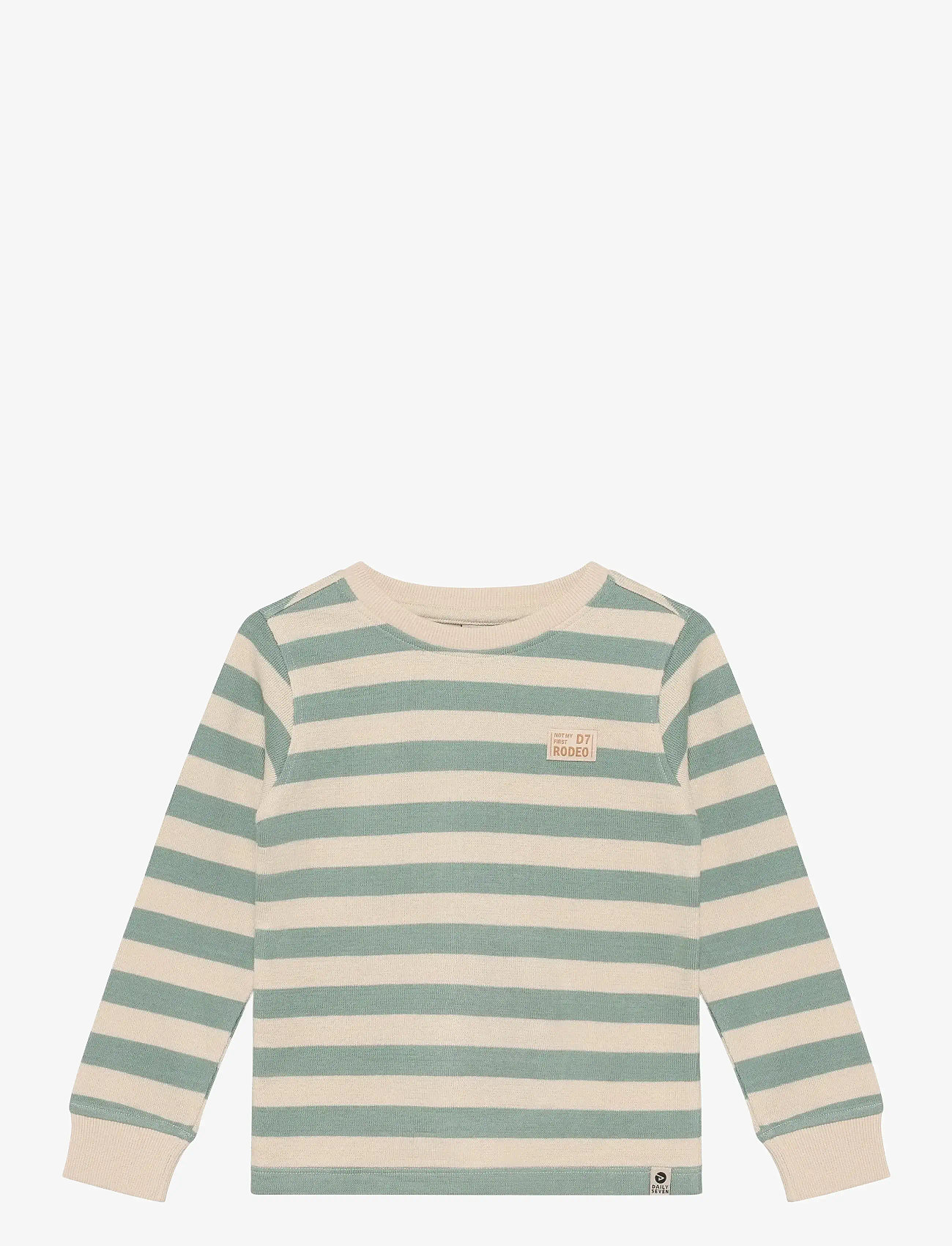 Daily 7 - T-shirt Longsleeve Stripe - long-sleeved t-shirts - green milieu - 1