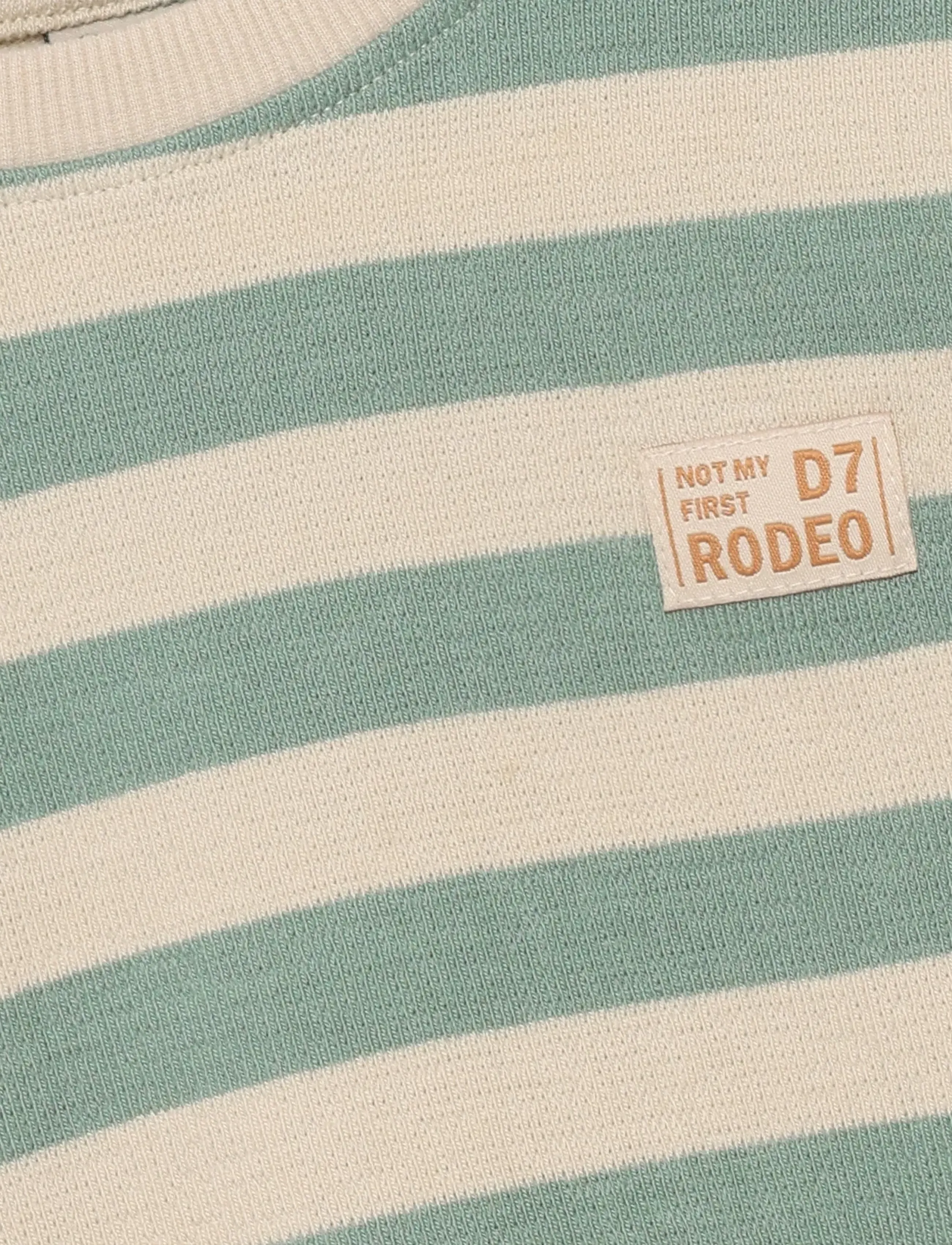 Daily 7 - T-shirt Longsleeve Stripe - långärmade t-shirts - green milieu - 4