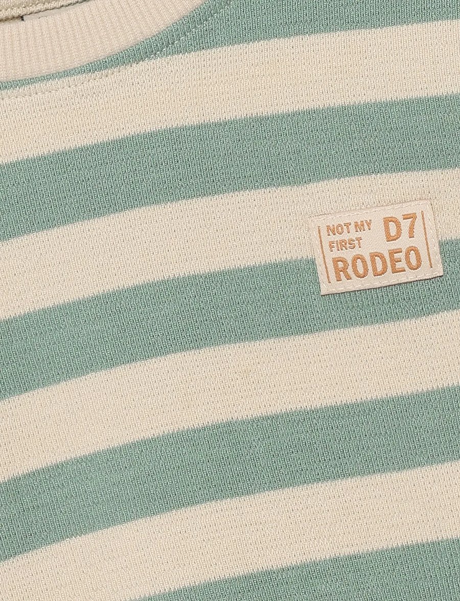 Daily 7 - T-shirt Longsleeve Stripe - long-sleeved t-shirts - green milieu - 4