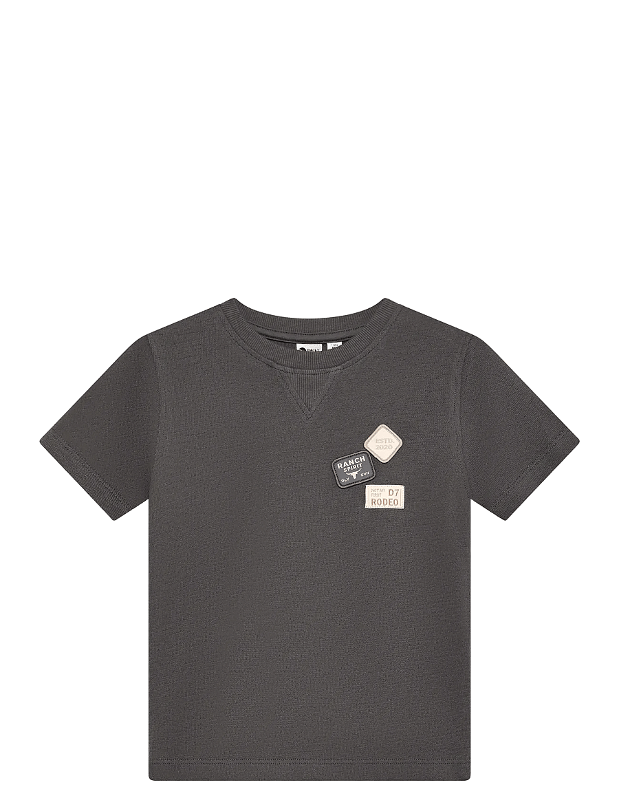 Daily 7 - T-shirt Basic Badge - kortærmede t-shirts - thunderstorm - 1