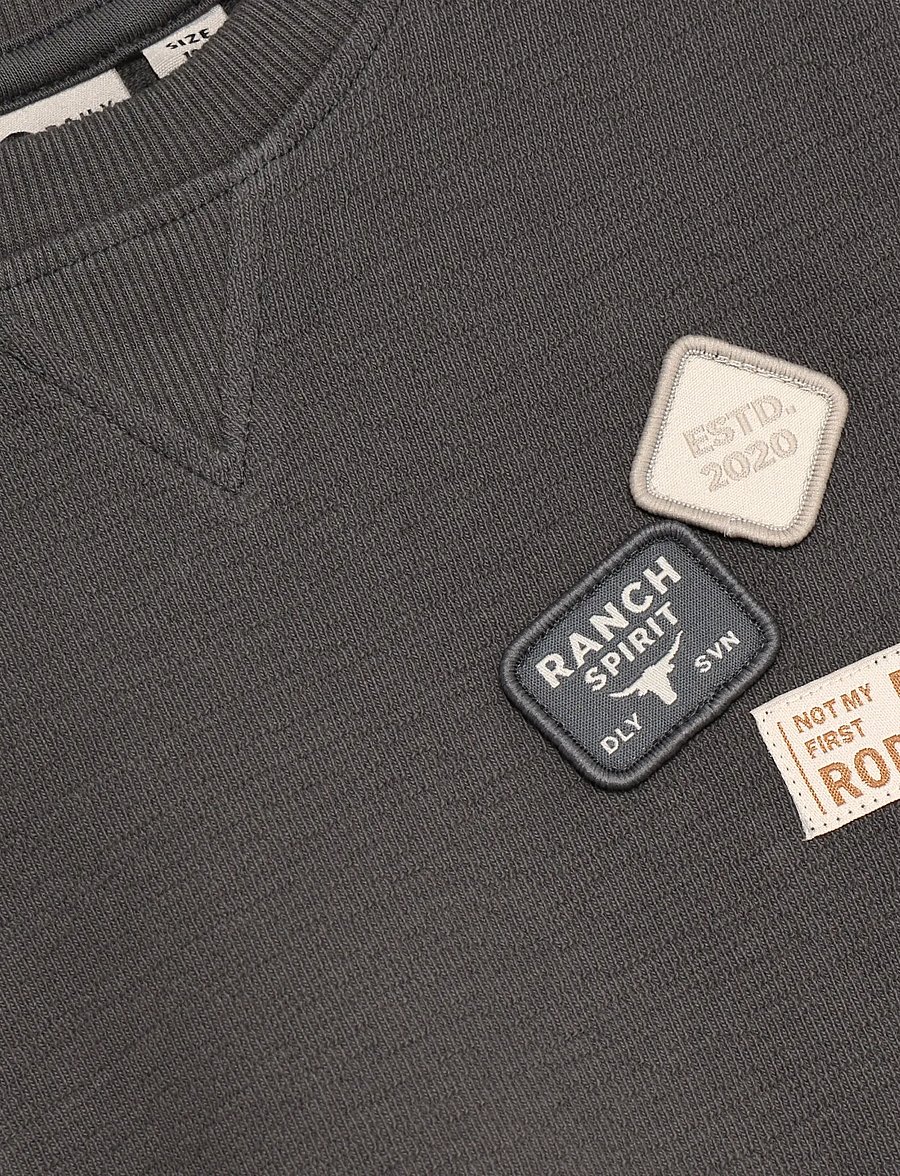 Daily 7 - T-shirt Basic Badge - kortærmede t-shirts - thunderstorm - 4
