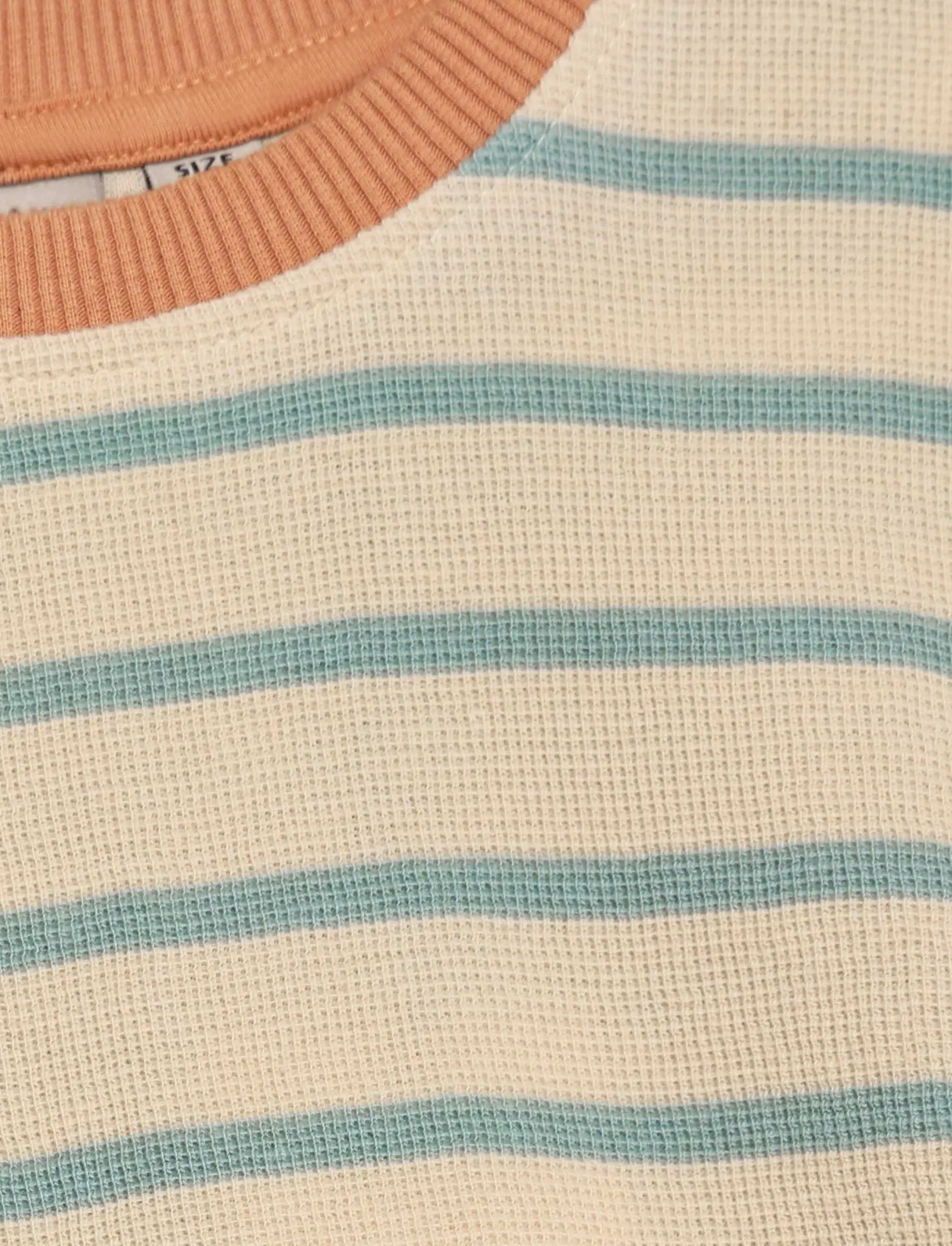 Daily 7 - Oversized T-shirt Stripe - sandshell - 4
