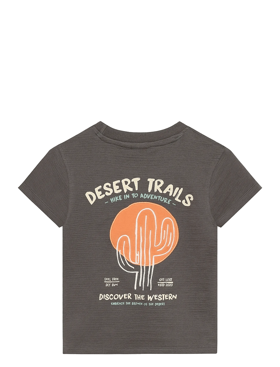 Daily 7 - T-shirt Structure Print - kortermede t-skjorter - thunderstorm - 1
