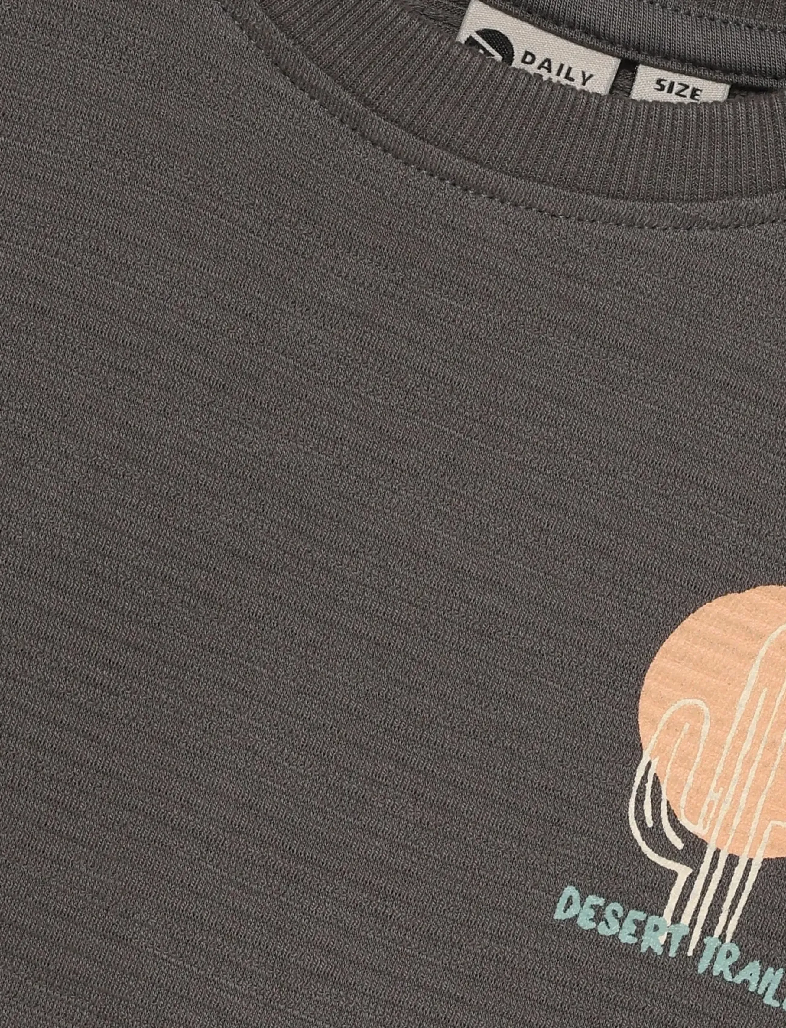 Daily 7 - T-shirt Structure Print - kurzärmelige - thunderstorm - 2