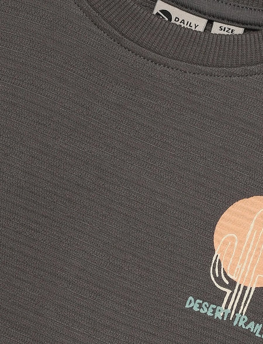 Daily 7 - T-shirt Structure Print - kortermede t-skjorter - thunderstorm - 2