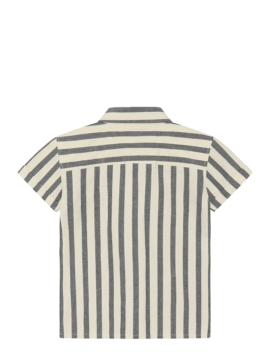 Daily 7 - Shirt Stripe Cotton - lühikeste varrukatega särgid - thunderstorm - 2
