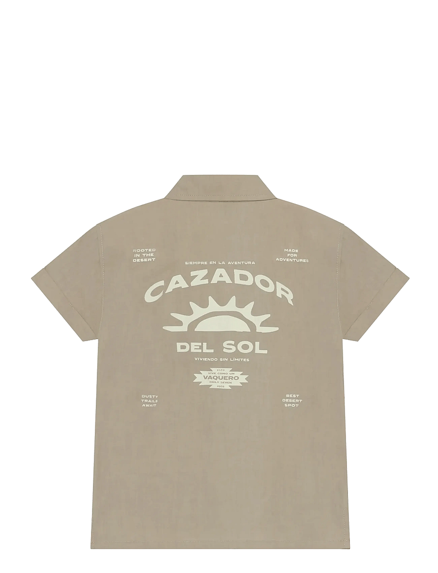 Daily 7 - Shirt Backprint - kurzärmlige hemden - tuffet - 2
