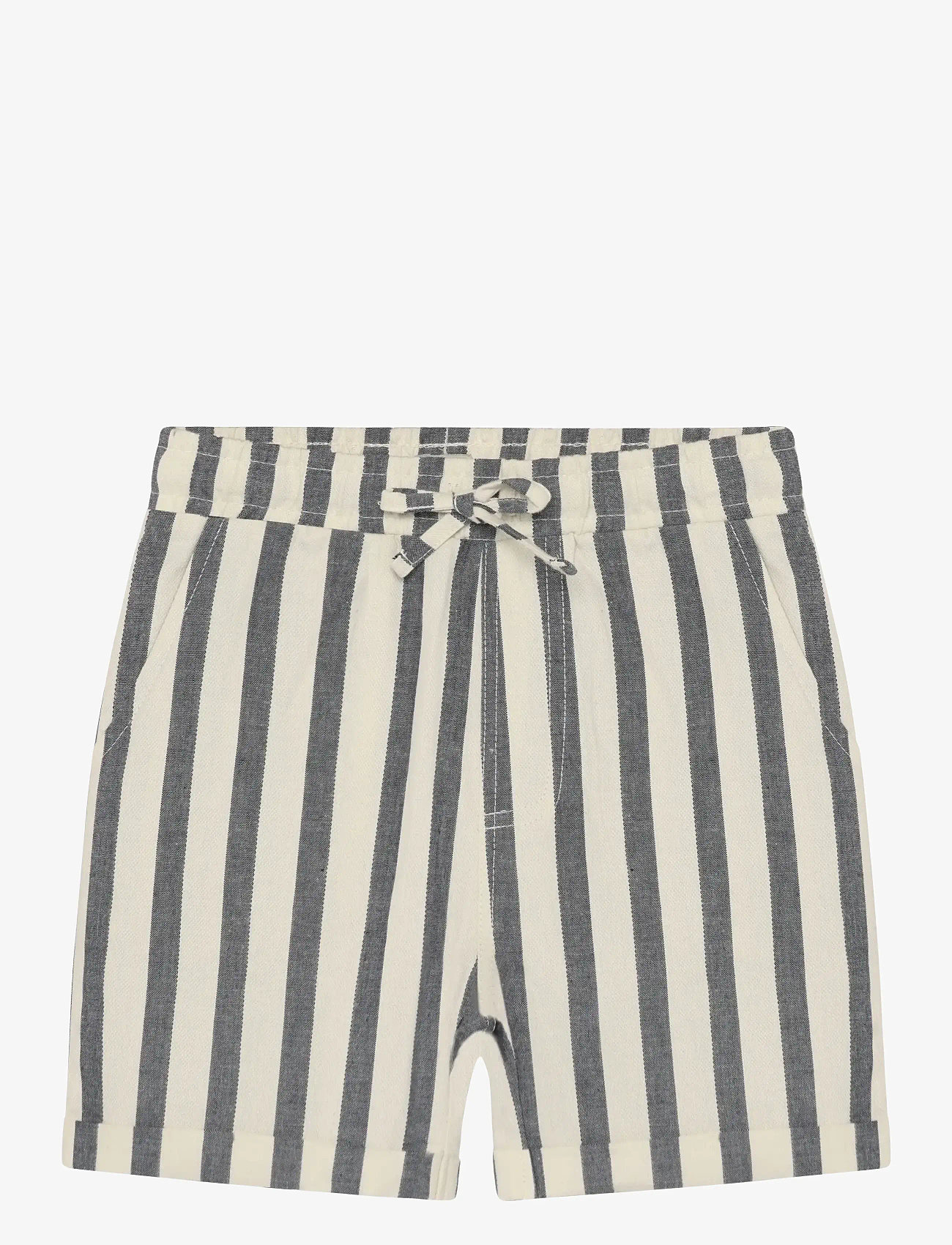 Daily 7 - Cotton Stripe Shorts - casual shorts - thunderstorm - 1