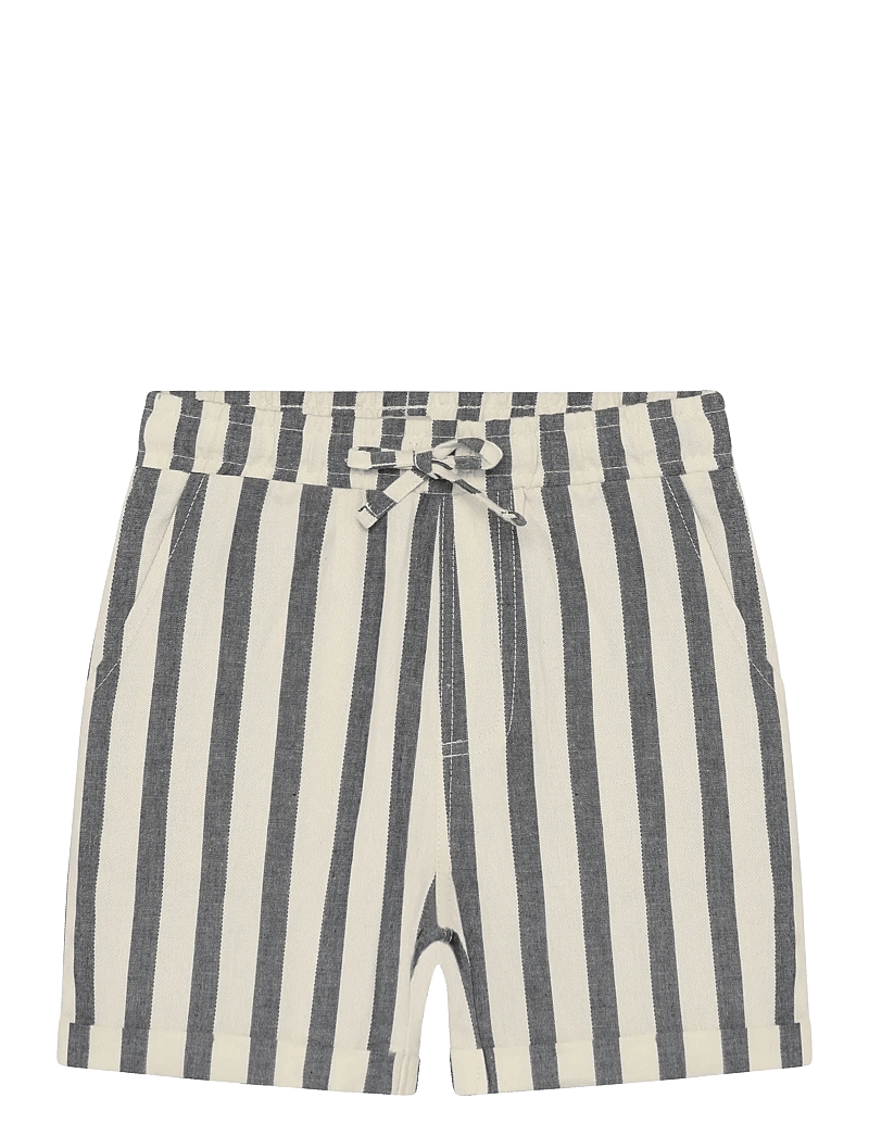 Daily 7 - Cotton Stripe Shorts - casual shorts - thunderstorm - 1