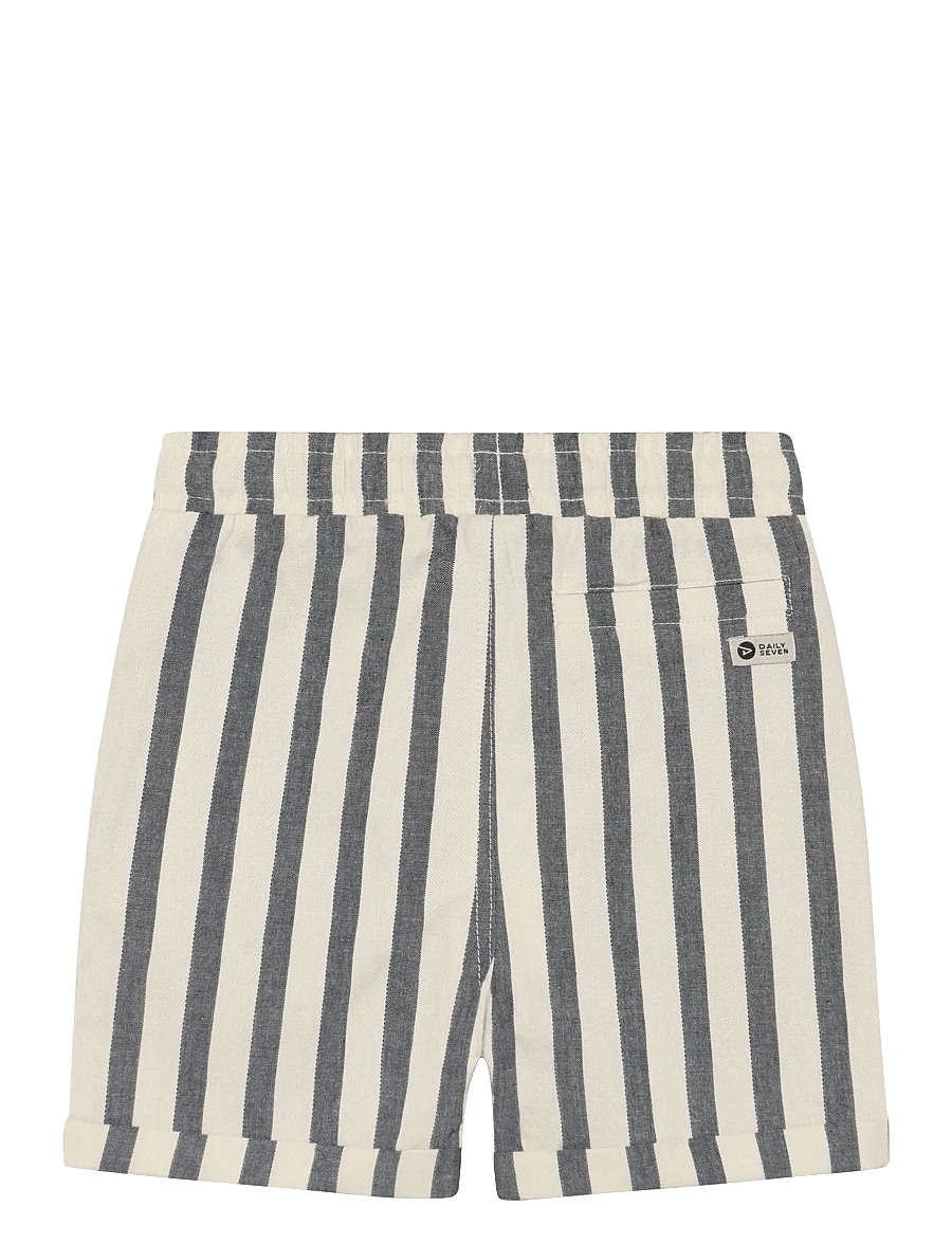 Daily 7 - Cotton Stripe Shorts - vabaaja lühikesed püksid - thunderstorm - 2
