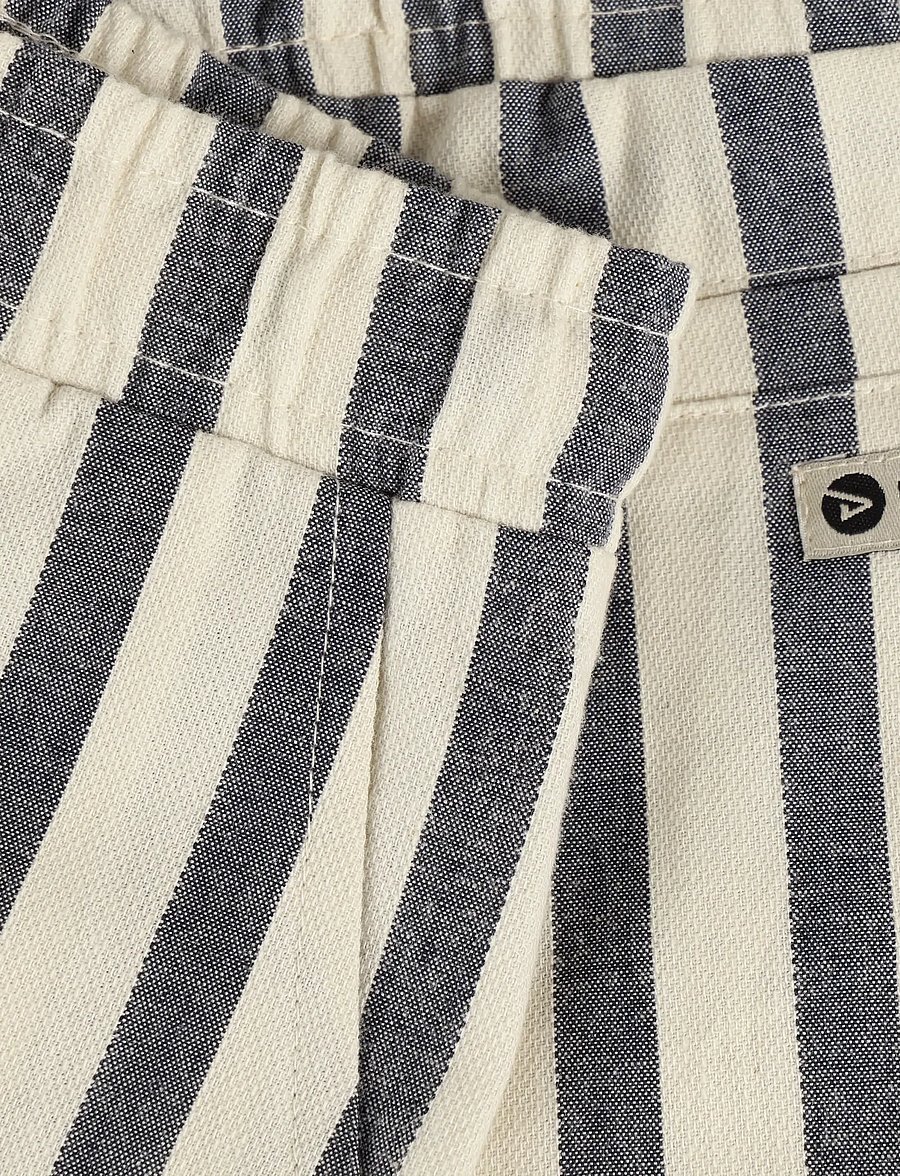 Daily 7 - Cotton Stripe Shorts - vabaaja lühikesed püksid - thunderstorm - 4